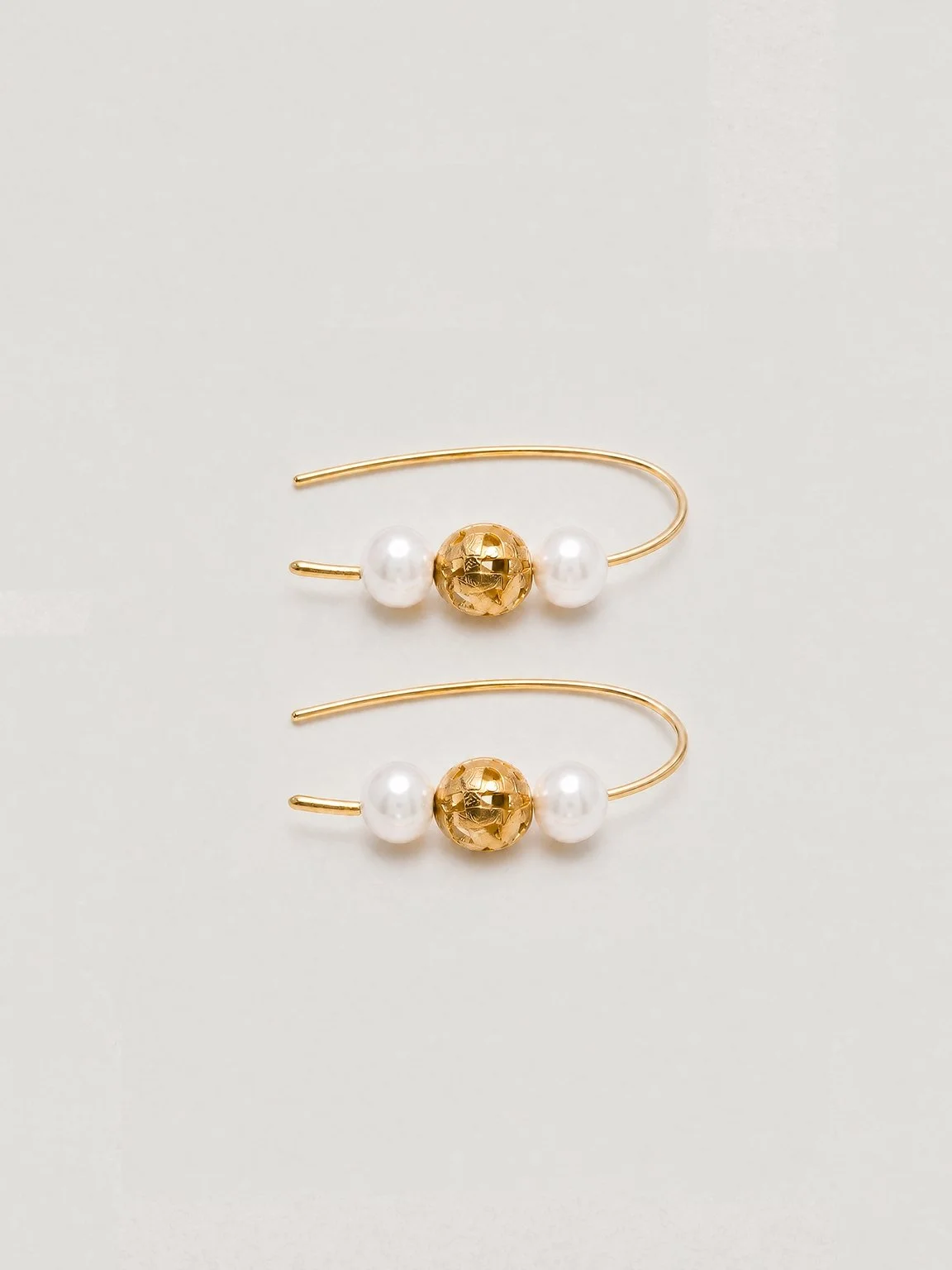 Peapod Earrings Gold Faux Pearl.jpeg