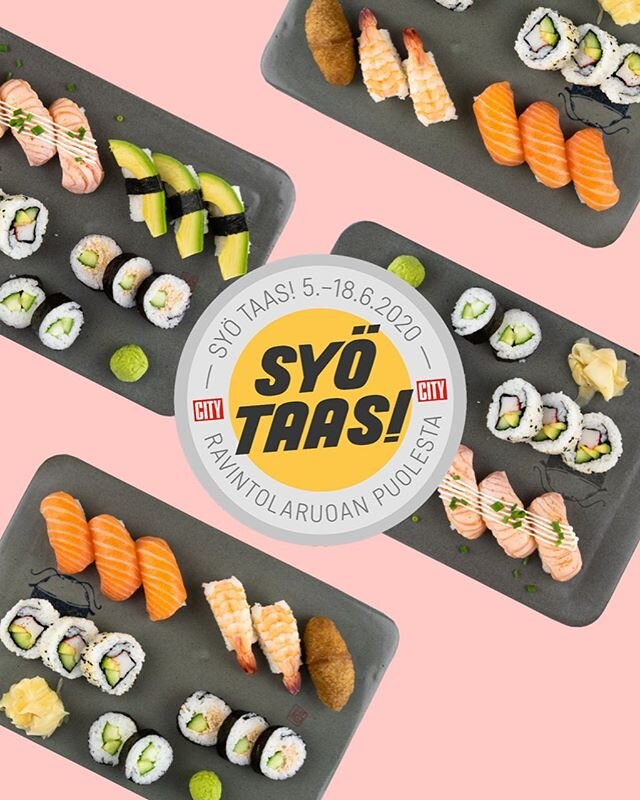 Helsingin Haikuissa 14kpl sushisetit vain 10&euro;!☀️😍☀️ Tervetuloa!

#sy&ouml;taas #sy&ouml;viikot #heleats #ravintola #helsinki