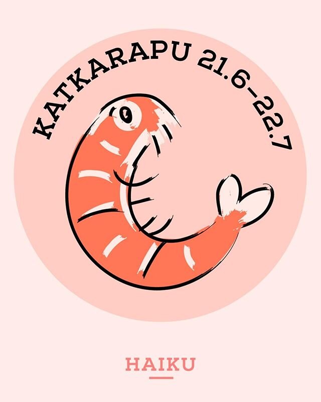 T&auml;g&auml;&auml; Katkarapu 21.6.-22.7. 😎
Luota intuitioosi. Sushi on aina varma valinta.🍣 Nauti t&auml;n&auml; kes&auml;n&auml; makuel&auml;myksist&auml;!☀️ Katkarapu &ndash; nyt on sinun aikasi loistaa!

#haikusushi #sushi #sushihoroskooppi #s