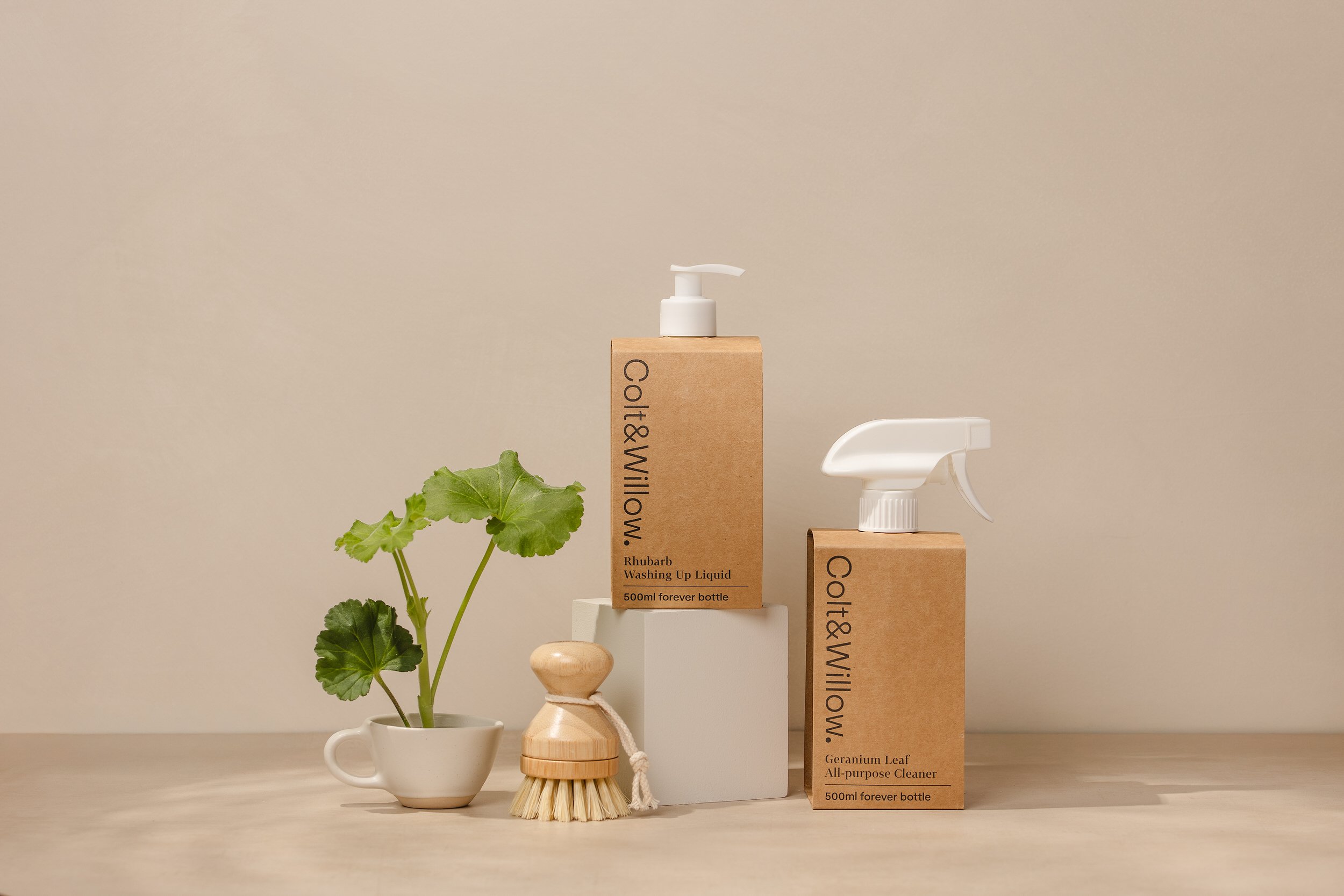 Colt & Willow Cleaning products with geranium