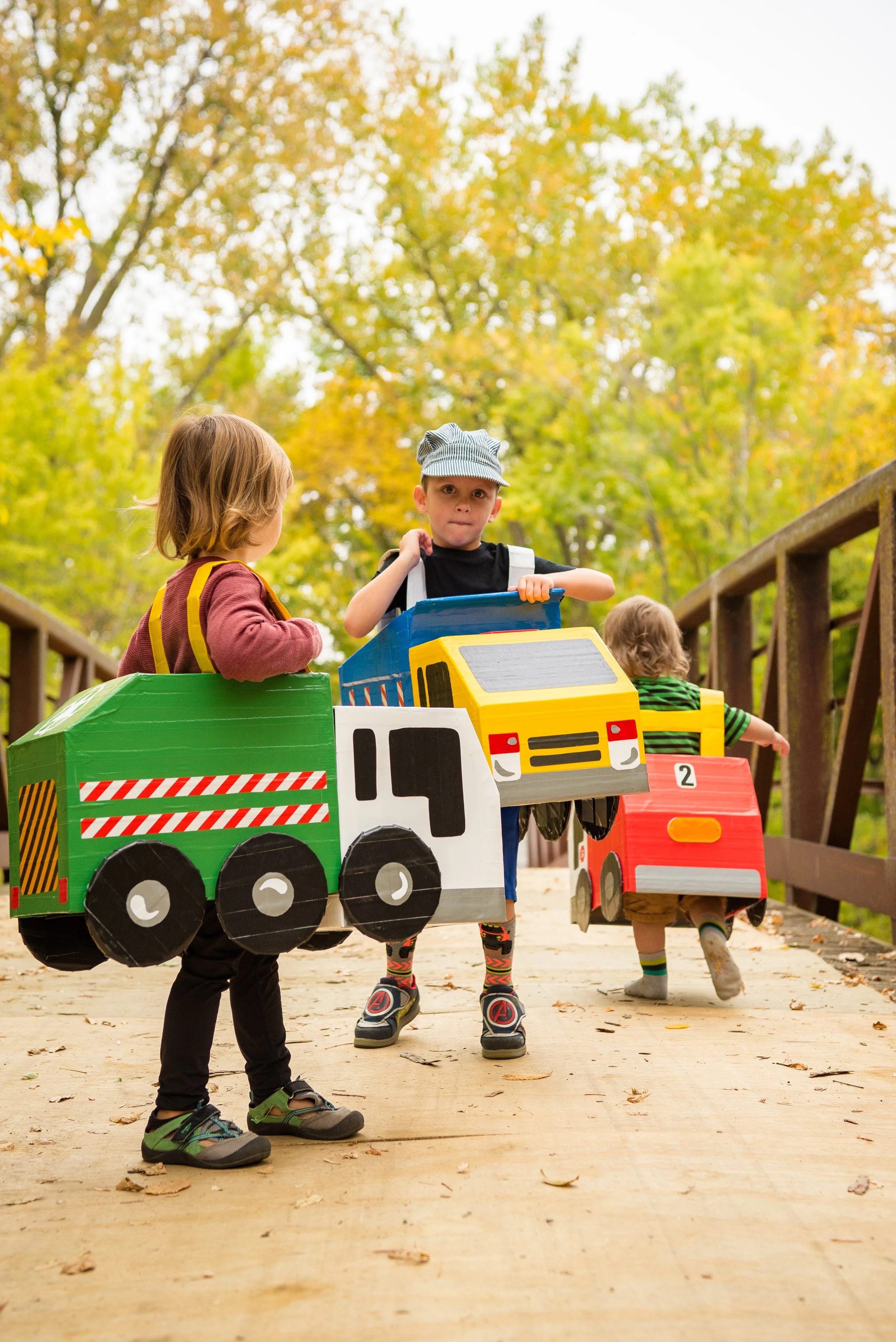DIY Truck Costumes - Cardboard &amp; Duct Tape