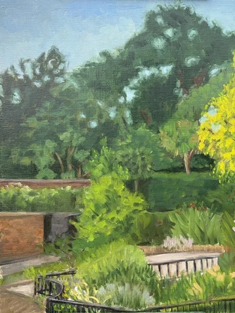 Holland Park, London, oil on canvas, 40 x 50cm