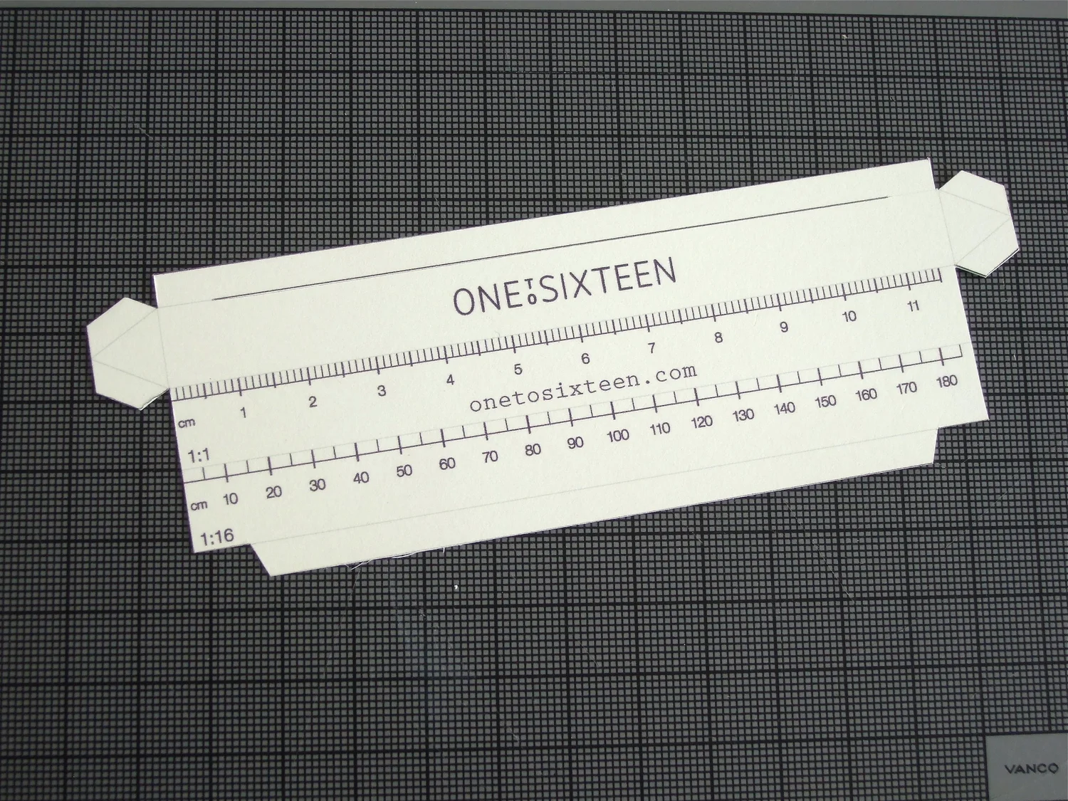 1:16 scale ruler — Onetosixteen