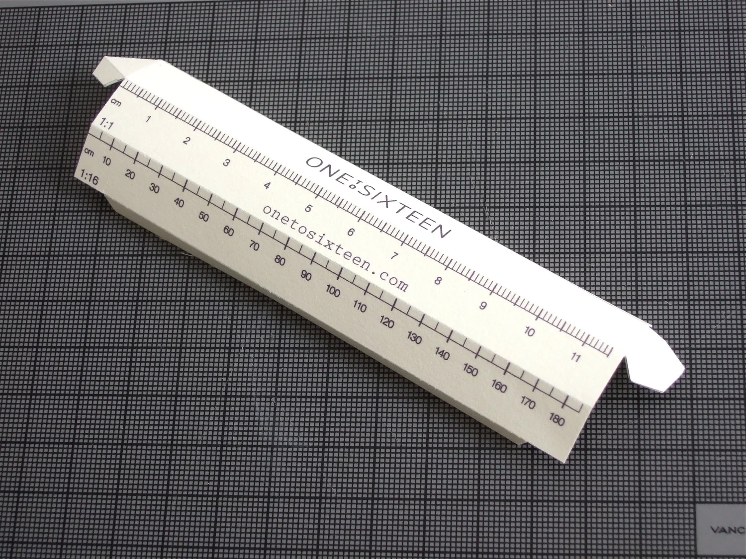 1:16 scale ruler — Onetosixteen