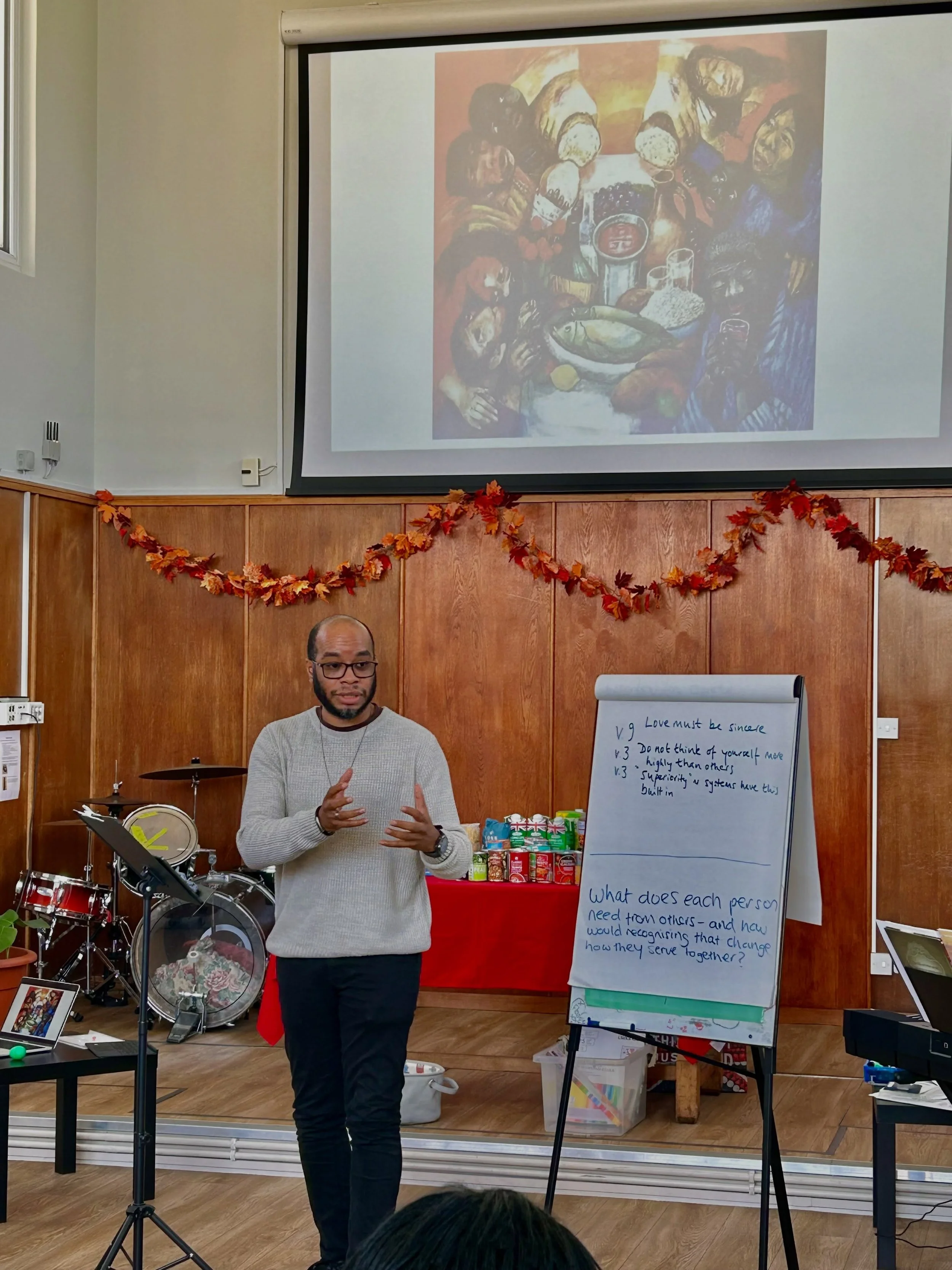 Fantastic to have @thegodlyirritant (Revd Nathan McGuire) with us at Amott Road this morning. We looked at how we can have honest, open and loving conversations about racism, through the lens of Romans 12. Such a privilege to have Nathan lead us. 🙏?