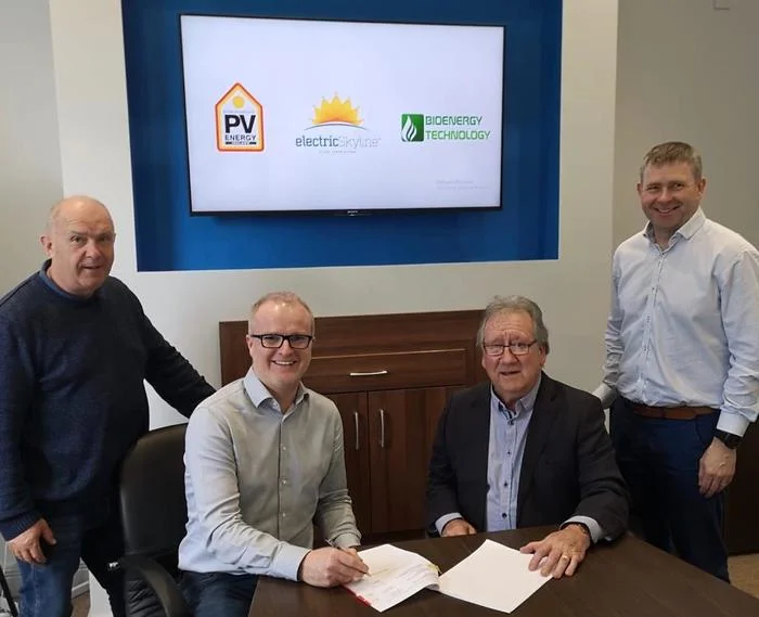 Electric Skyline has announced a significant acquisition in renewable & biomass energy specialists PVEnergy Ireland and BioEnergy Technology