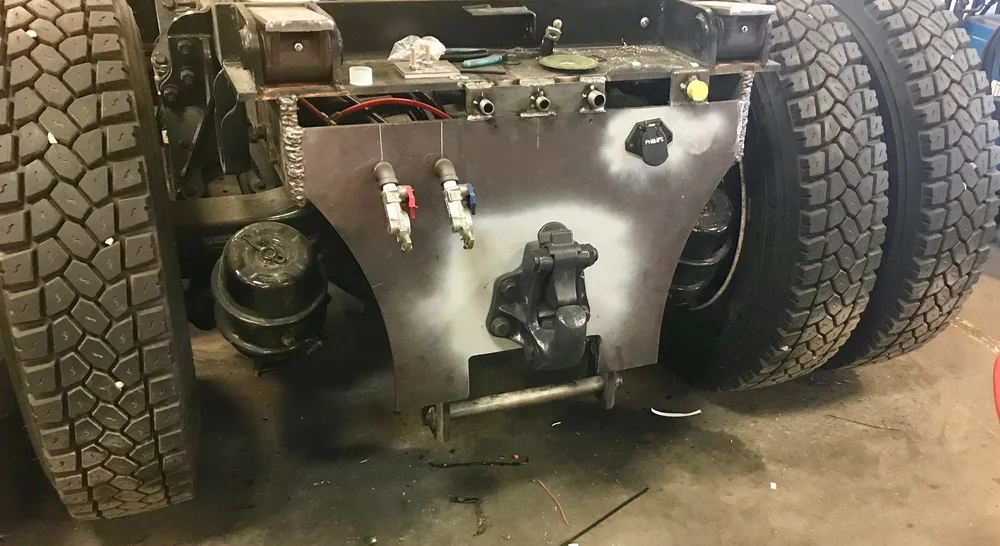 Semi Tractor Pintle Hitch Mounts