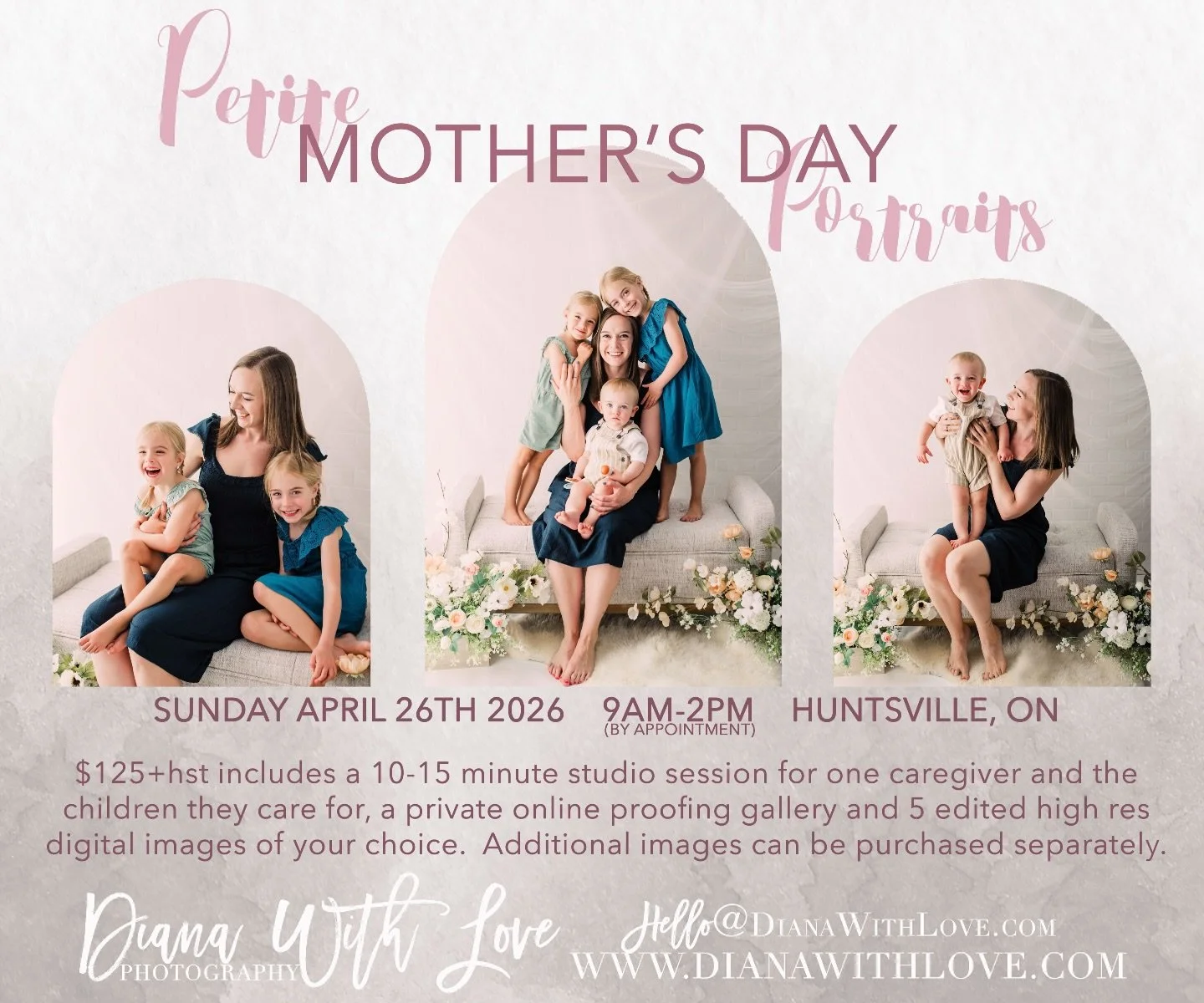 NOW BOOKING PETITE MOTHER&rsquo;S DAY PORTRAITS!
Click the link in my bio for a direct booking link with all the details 🌷

This is our final studio event til Christmas time most likely 😉