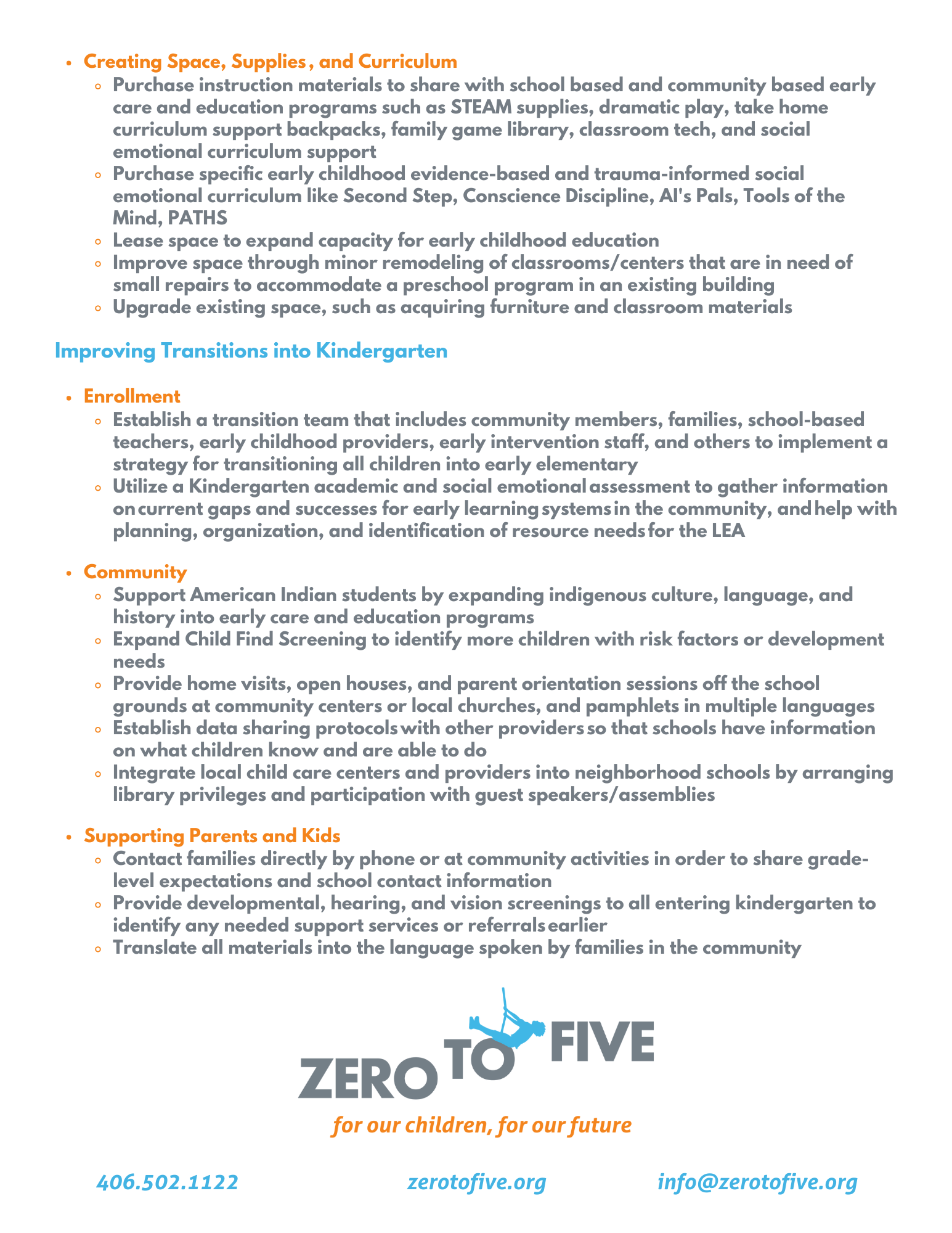 ESSER — Zero to Five