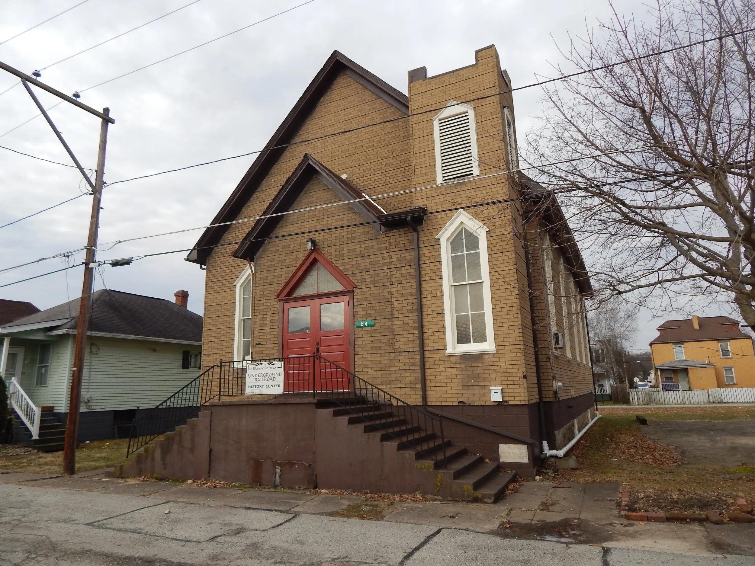 Our UGRR History Center in the former Second Baptist Church.
