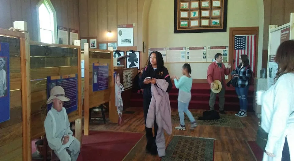 Students from the John Parker school in Cincinnati visit our history center.
