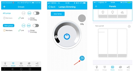 Smart Phone Controls for Managing Lighting