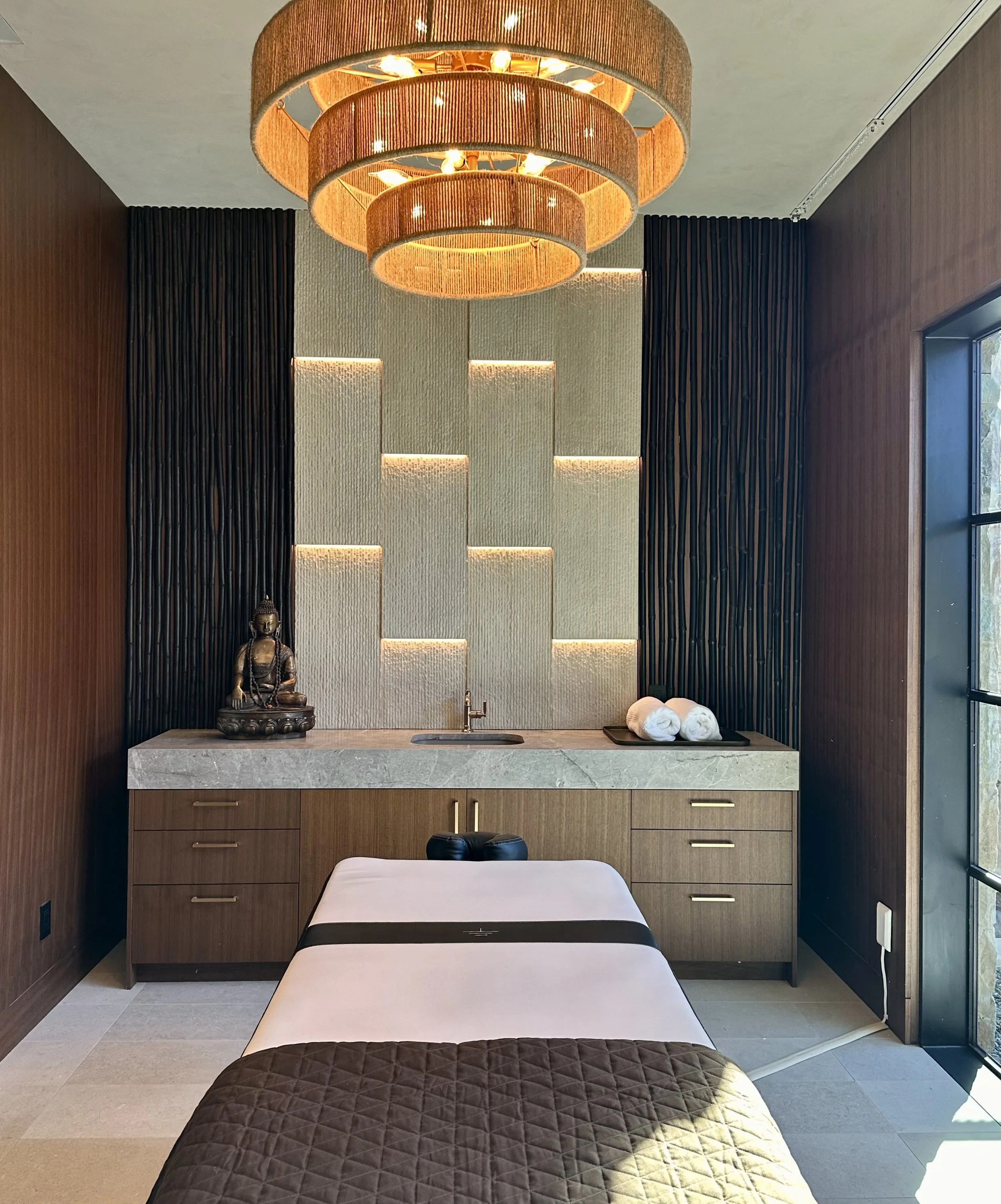 Fort Lauderdale Home Spa: Sauna, Cold Plunge &amp; Massage Room Design 