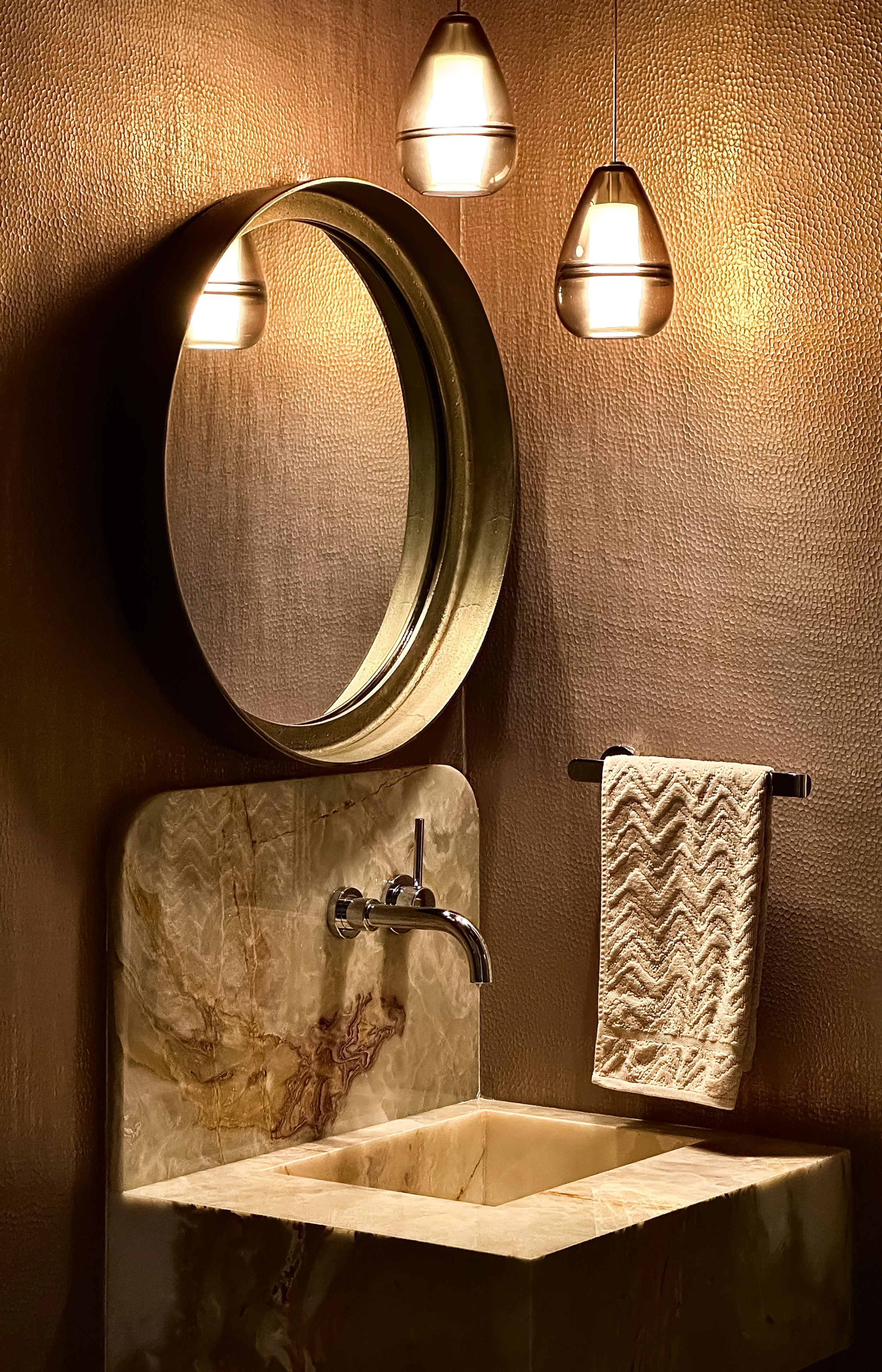 Luxury Bathroom Design in Fort Lauderdale a Custom Stone Bathroom by Verday Design Studio