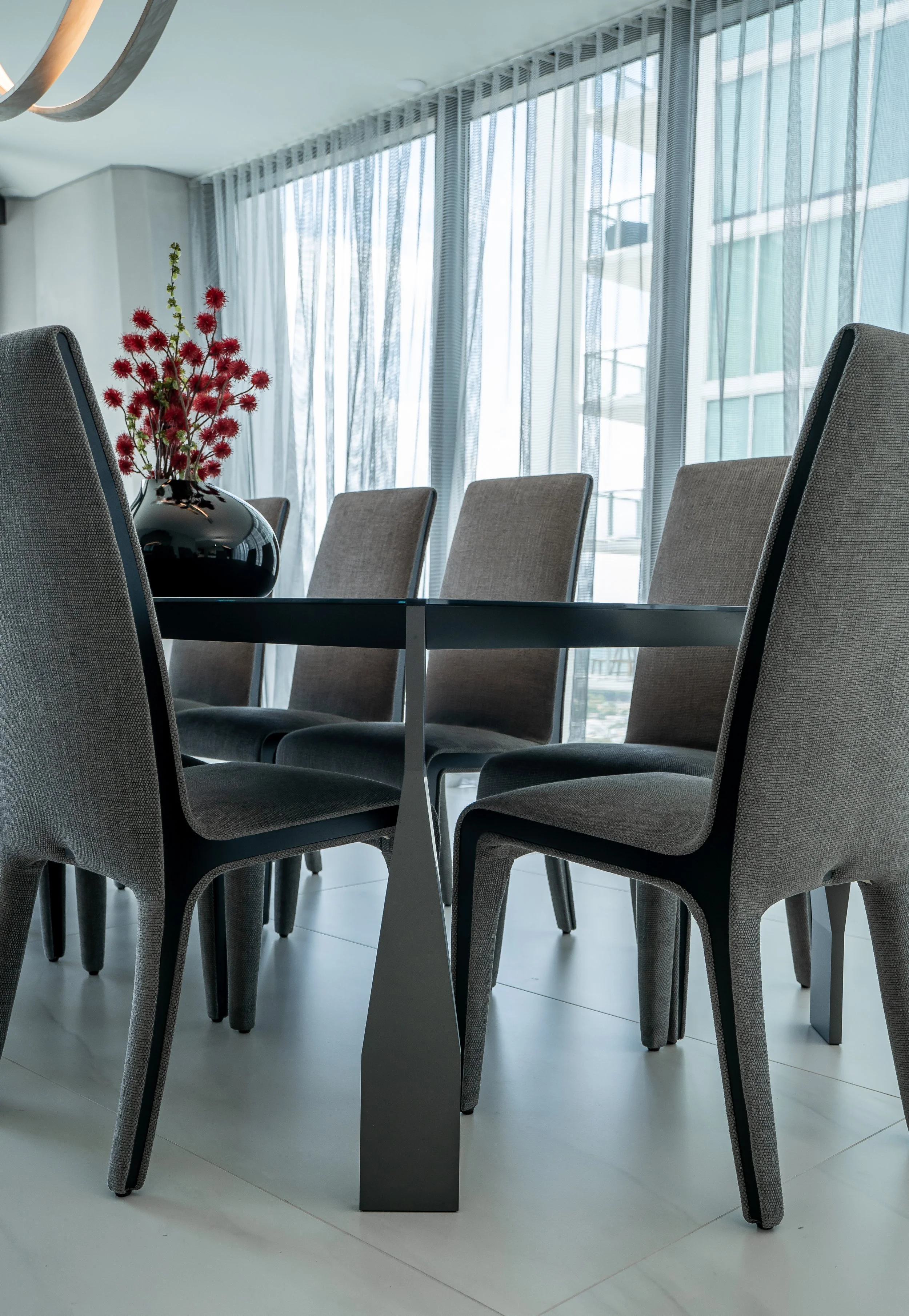 Modern Dining Room Table in One Thousand Museum Miami.jpg