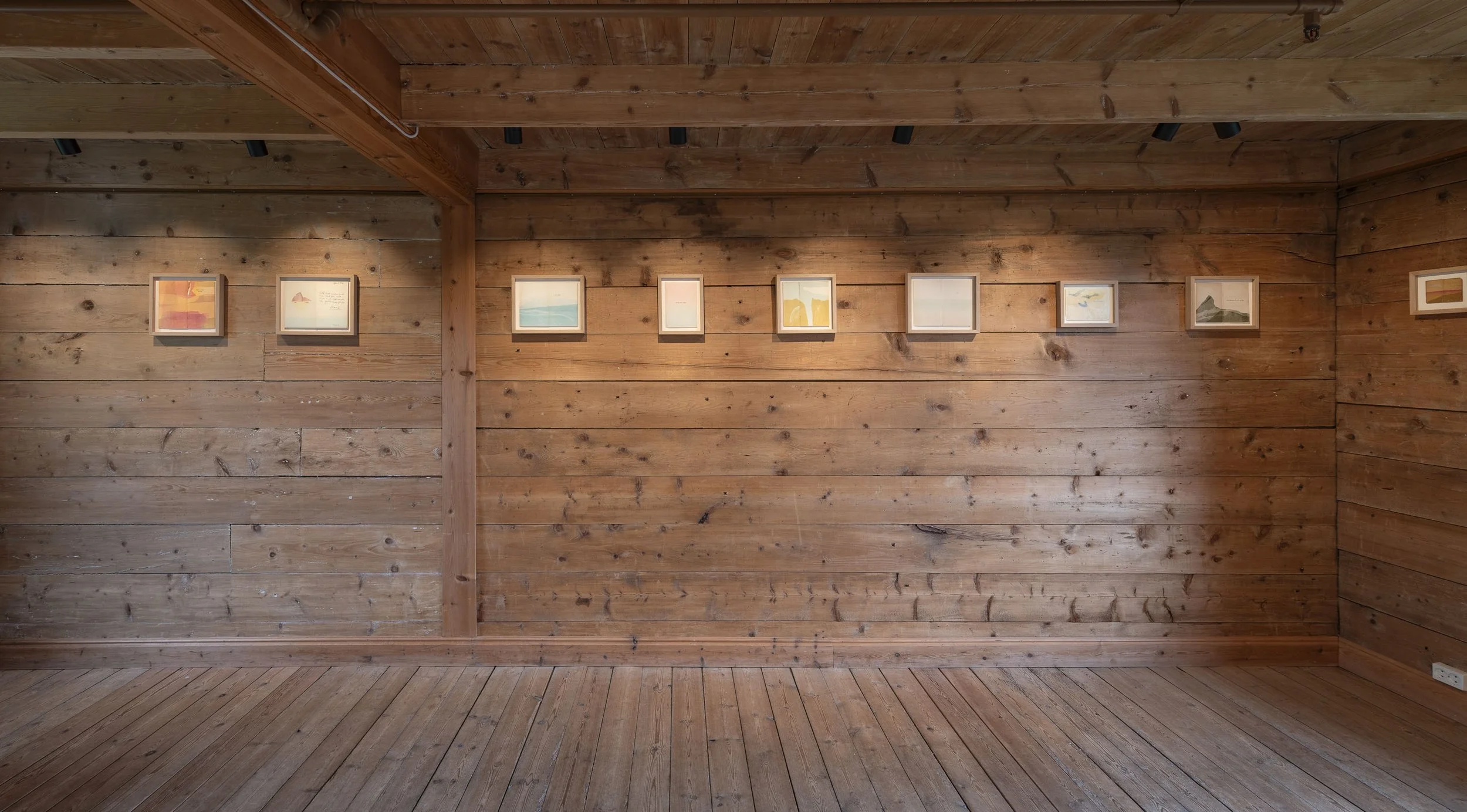 Found book pages, monotype