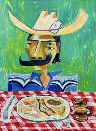Auto Retrato con Huevos Rancheros - $4,500