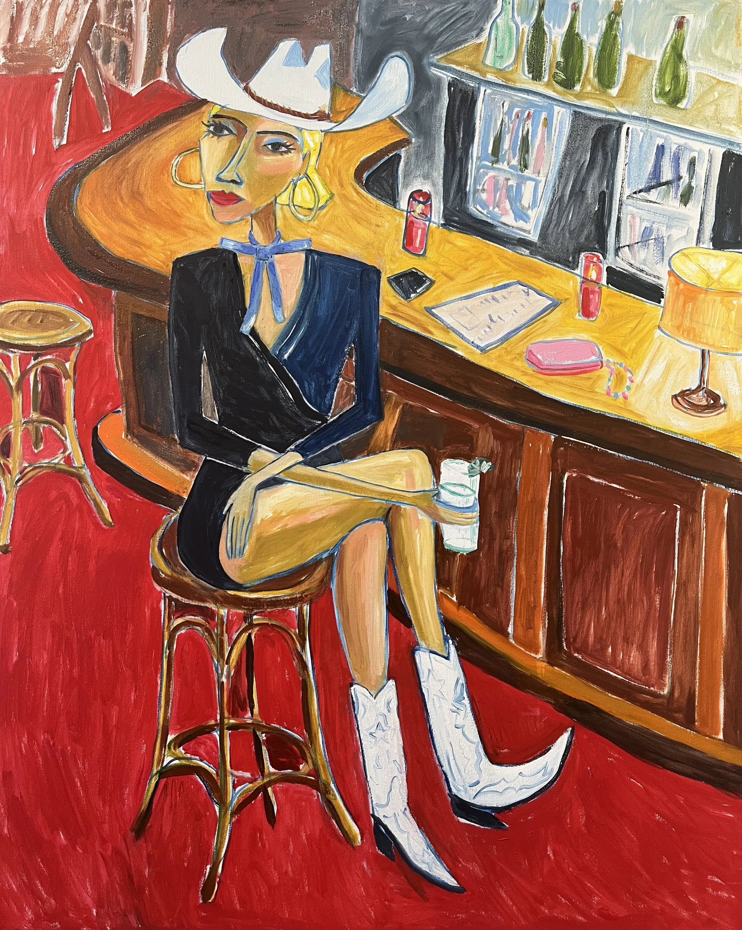 Olivia con un Ranch Water - $18,000