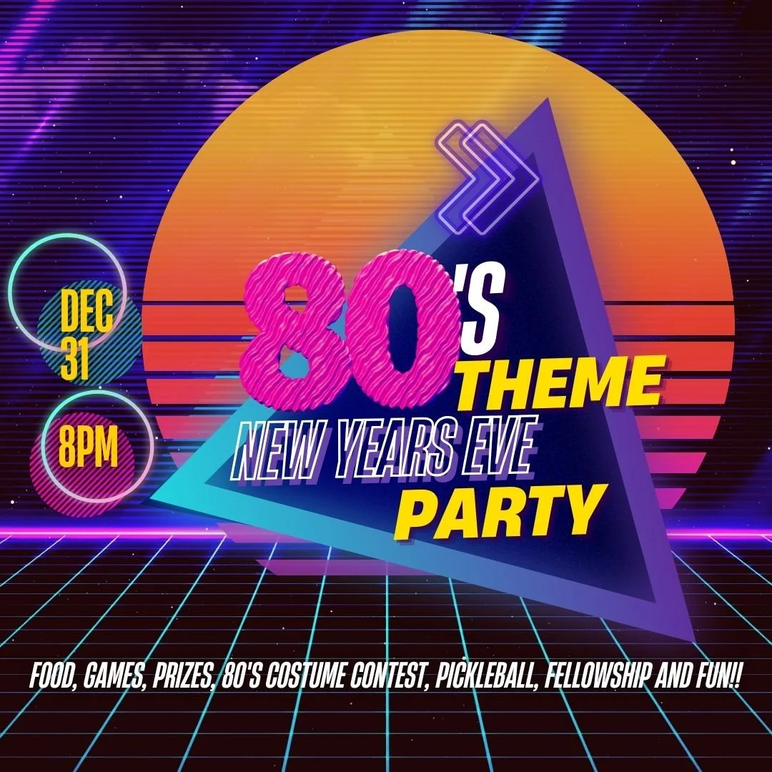 New Year's Eve 80's Theme Party