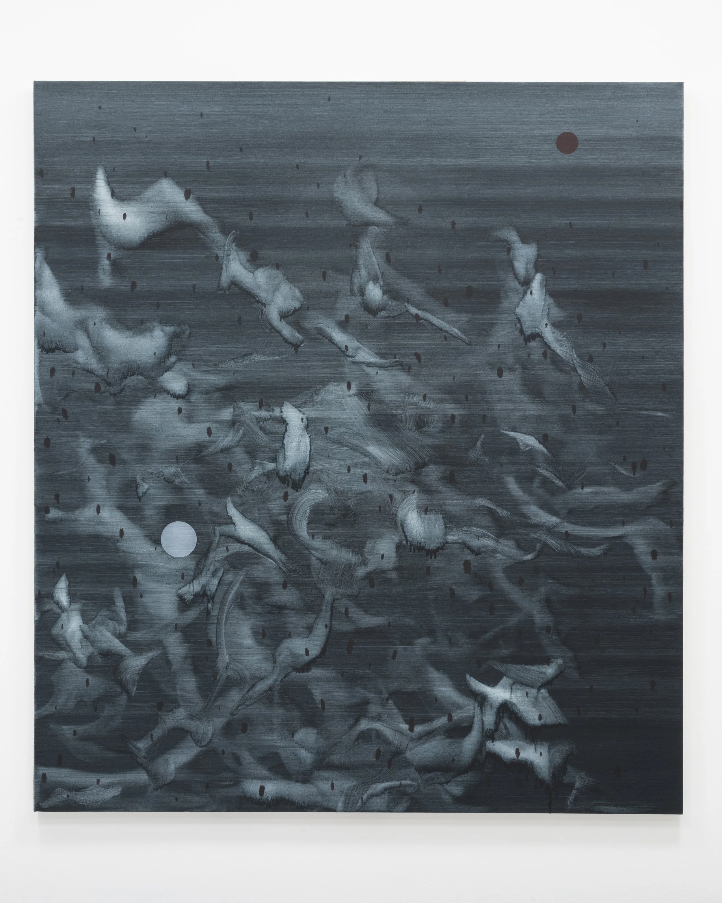 ‘Snow Burn’ Oil on Canvas 180 x 160 cm 2023