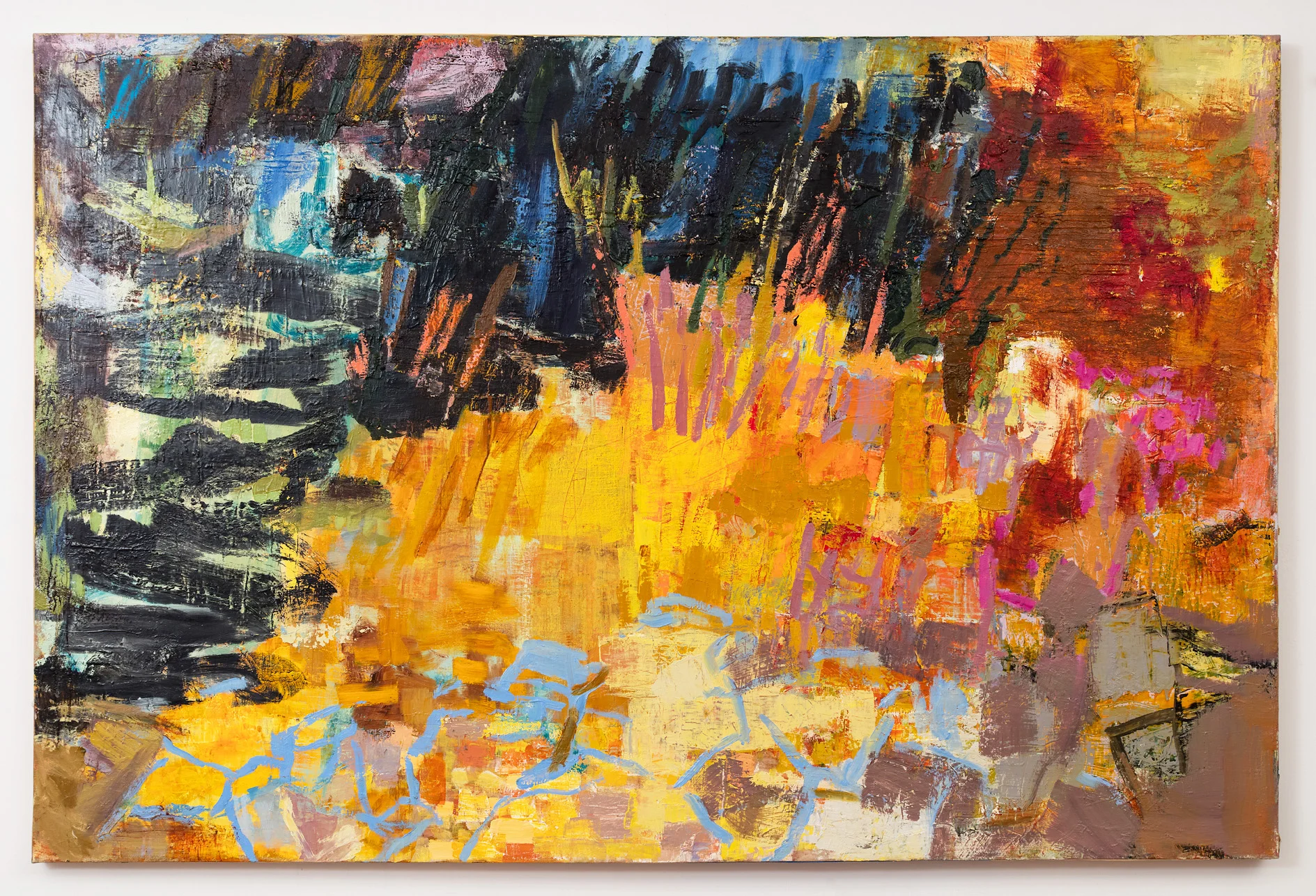 Autumn Lion 48 x 72” oil on linen