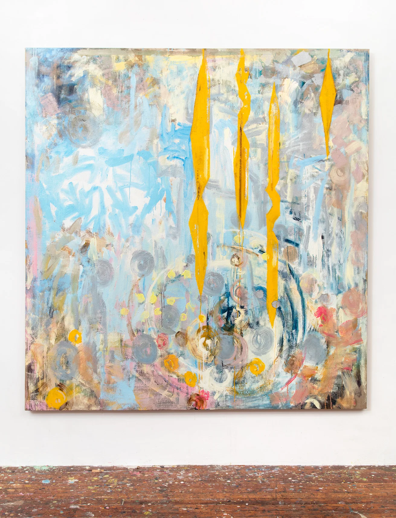 That Truant Heavenly Blue 65 x 62” oil on linen