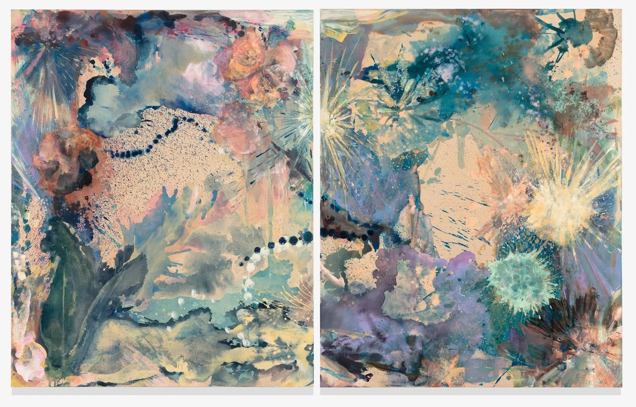    Déja Vogue                                                                                                              50 × 80”    ‍  (diptych)    ‍  ‍                                                                                               