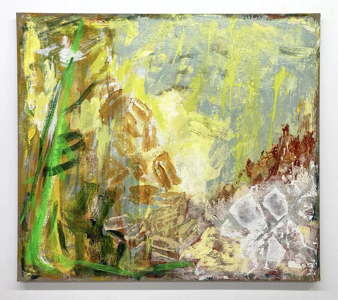    The Sibyl’s Cove    44×50”                                                                                                             acrylic and oil on linen                                                                               SOLD  NOT