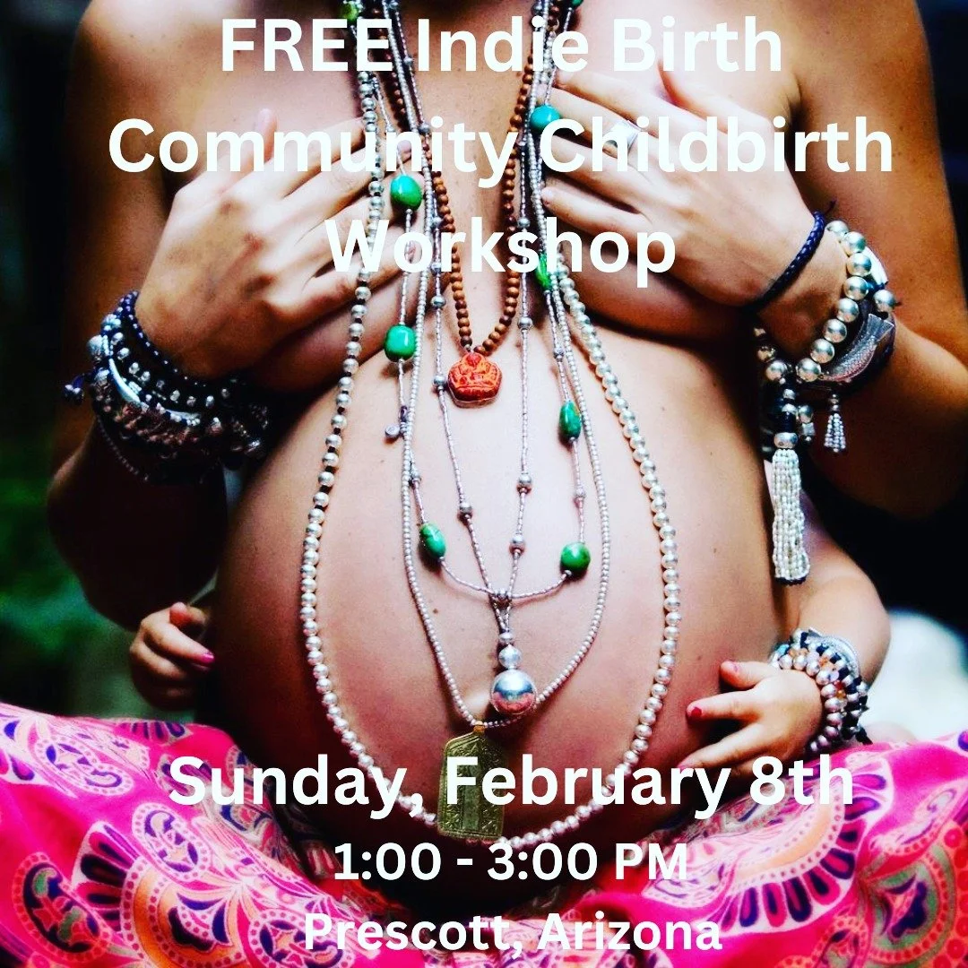Sunday, February 8th, 2026
1:00-3:00 PM
Prescott, AZ

Join us in this multi-media and experiential learning event. We hope that you will feel fully immersed in what birth looks like and feels like when we respect the process.

You will leave this wor