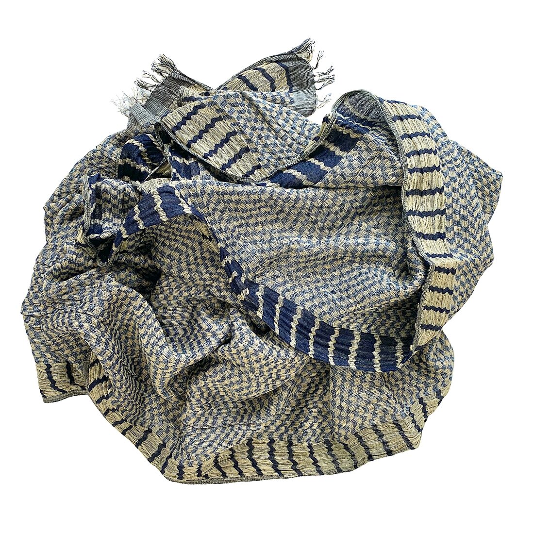 Marigold Row - 1964 Crinkled Silk Scarf