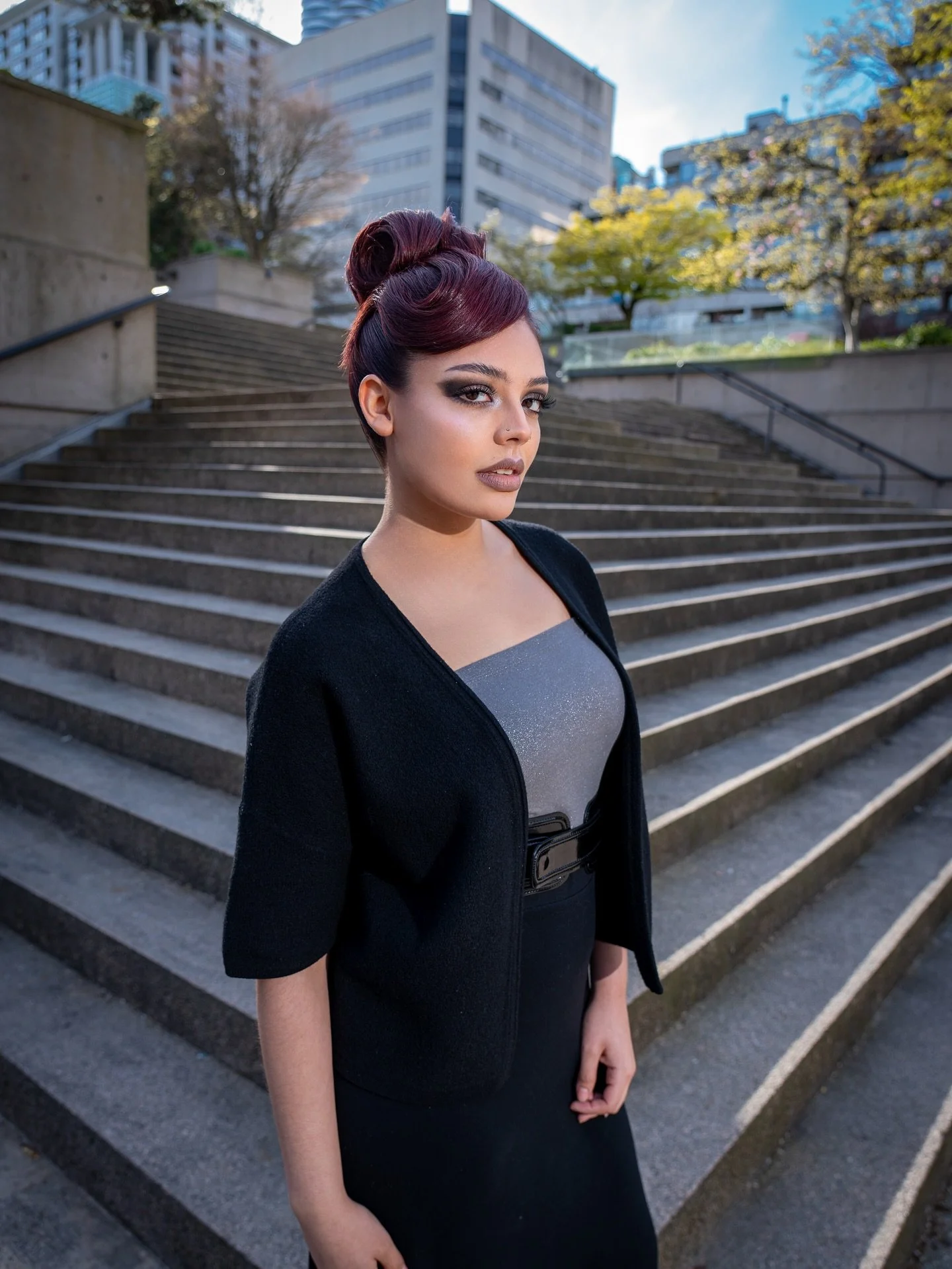 Sculpting with intention. 
Taking the classic silhouette and making it extraordinary.

Hairstyling &amp; MUA: @makeupfromsaturn 
Modelling: @rachaelsutherland_ 
Photographer: @capturethat.toeknee 

#yvrhair #yvrhairstylist #updohairstyles