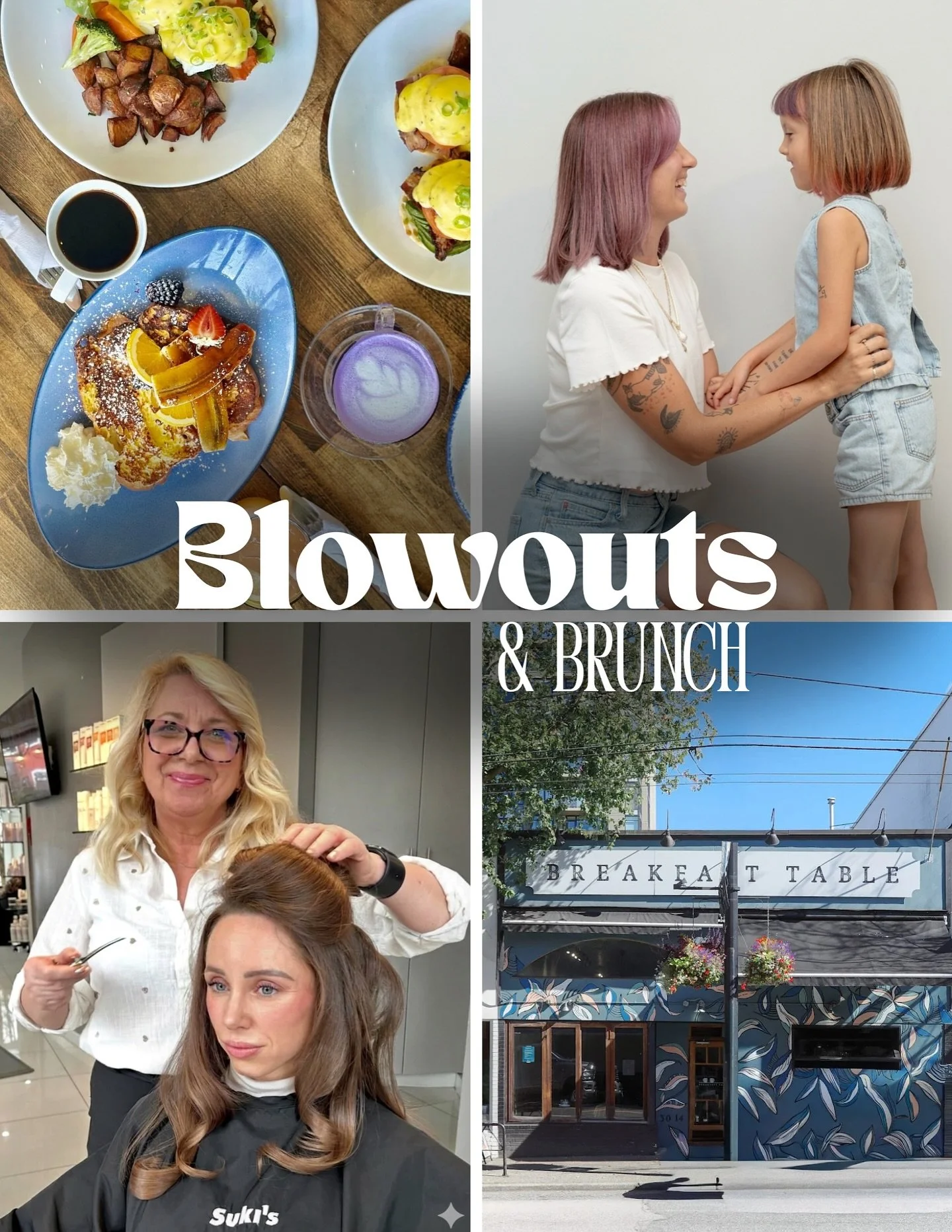 This Mother&rsquo;s Day, we are proud to partner with @breakfasttable604 to offer a refined morning of styling and leisure at Suki's South Granville location.✨

Available exclusively May 9, 10, and 11 to enjoy a professional blowout and a bespoke sca