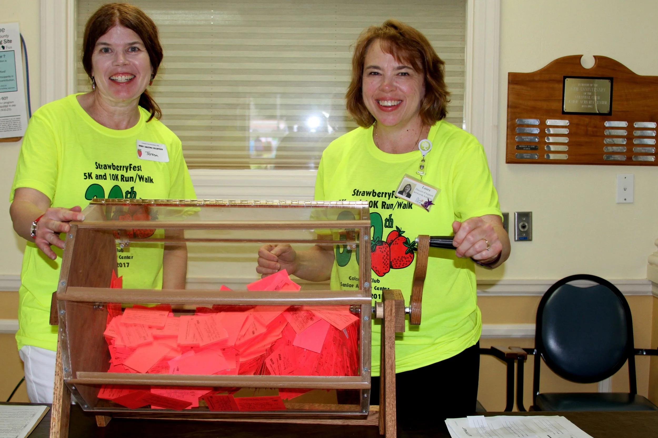 Teresa and Laura Raffle.JPG