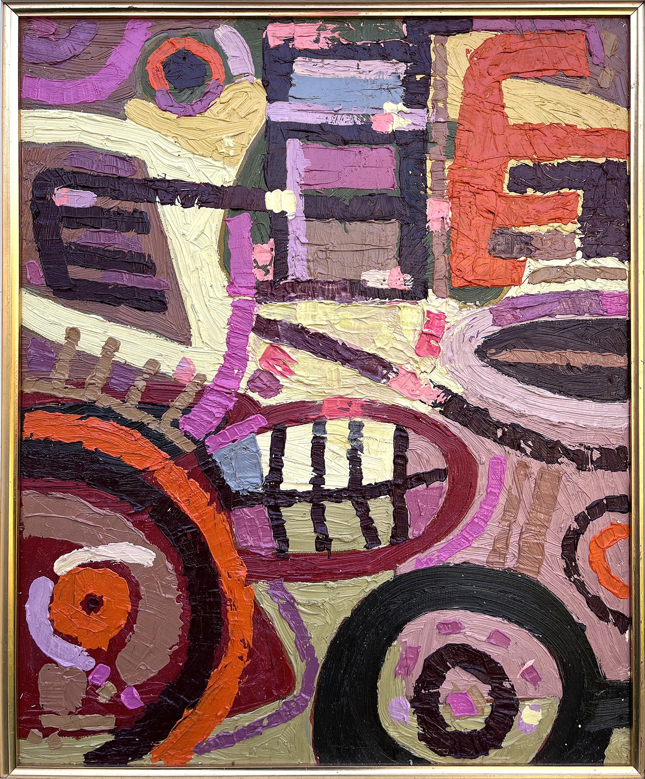 Oil paint on canvas w 40cm x 50cm x 4cm