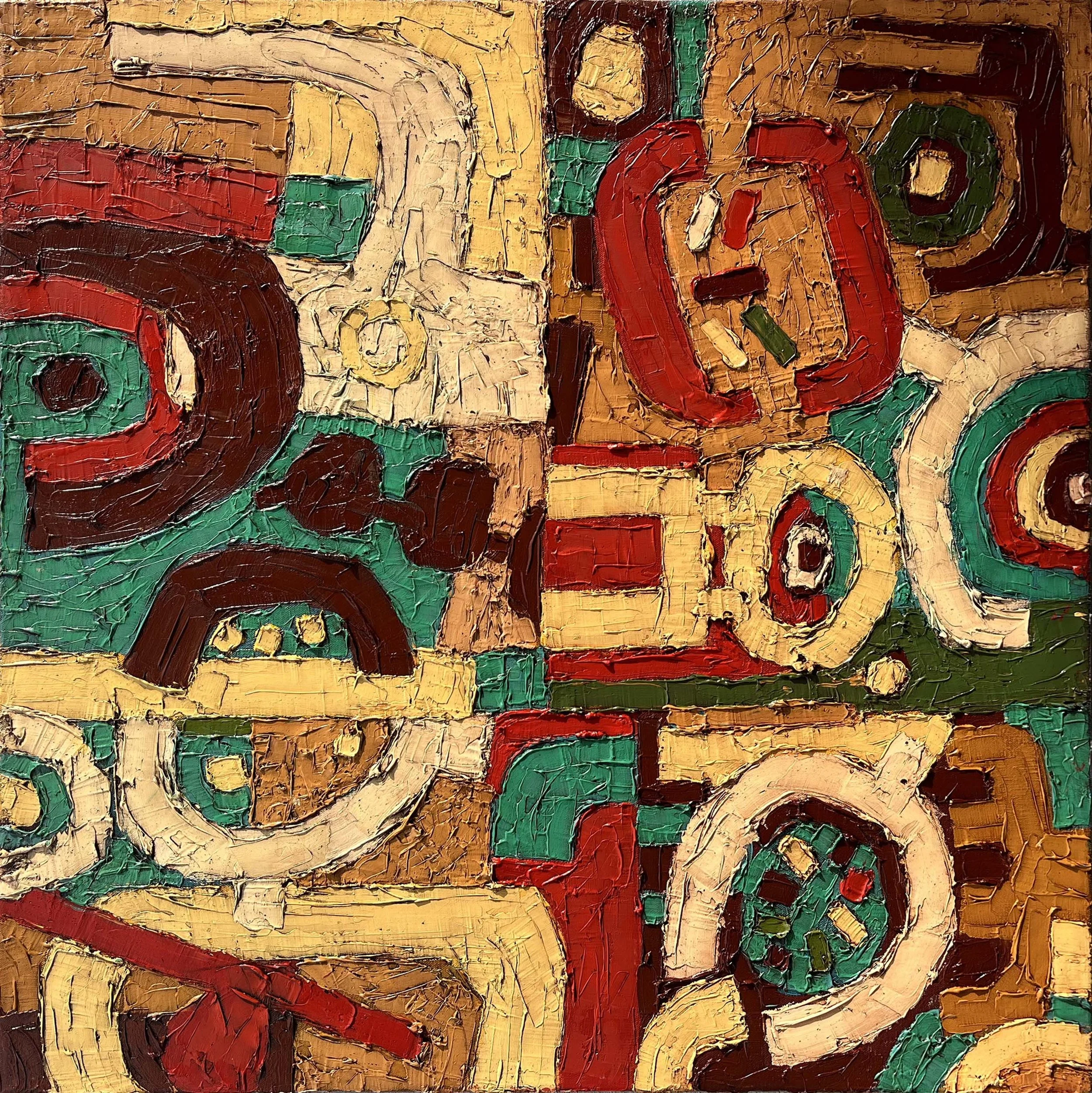 oil paint on canvas 60cm x 60cm