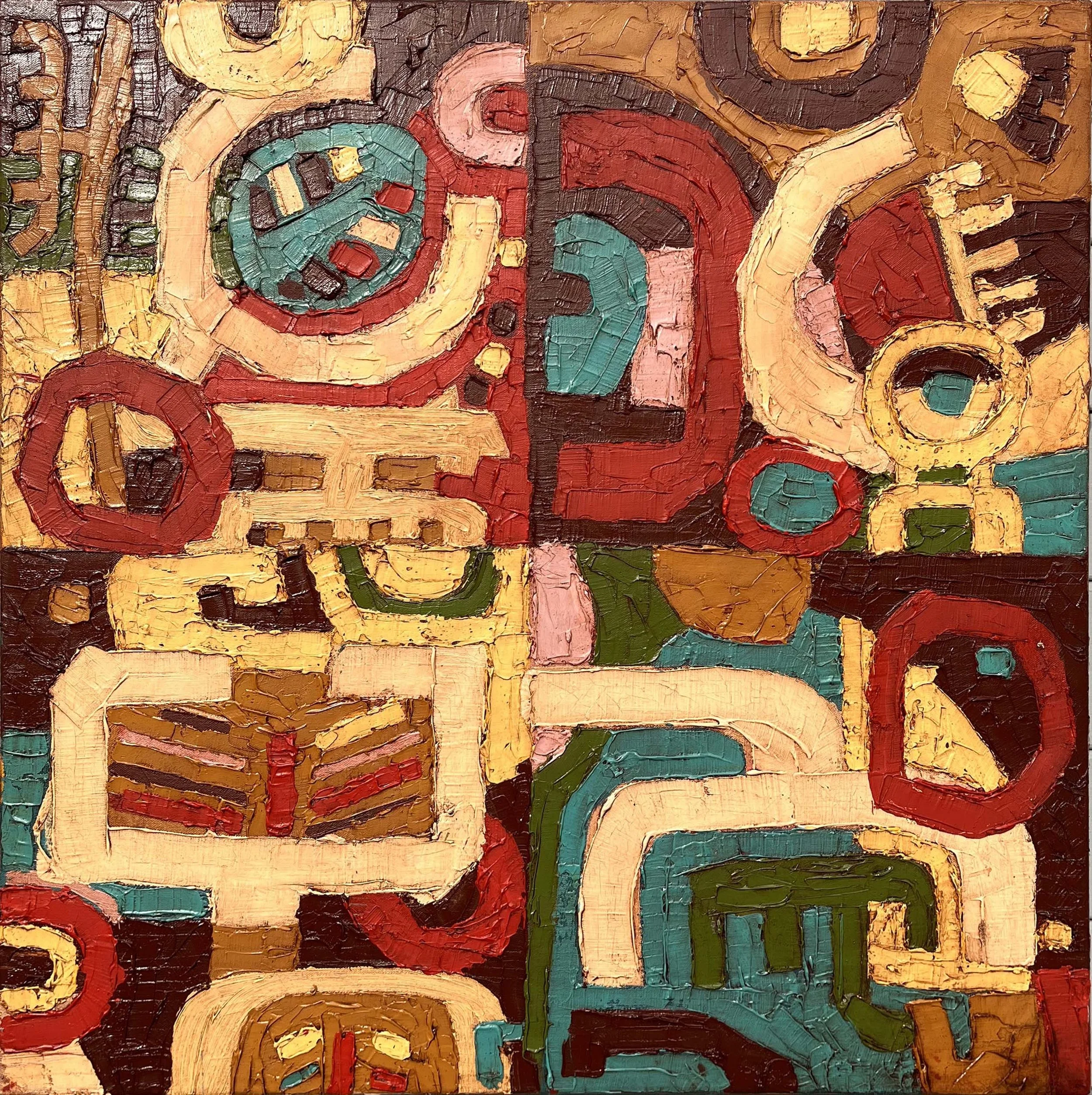 oil paint on canvas 60cm x 60cm