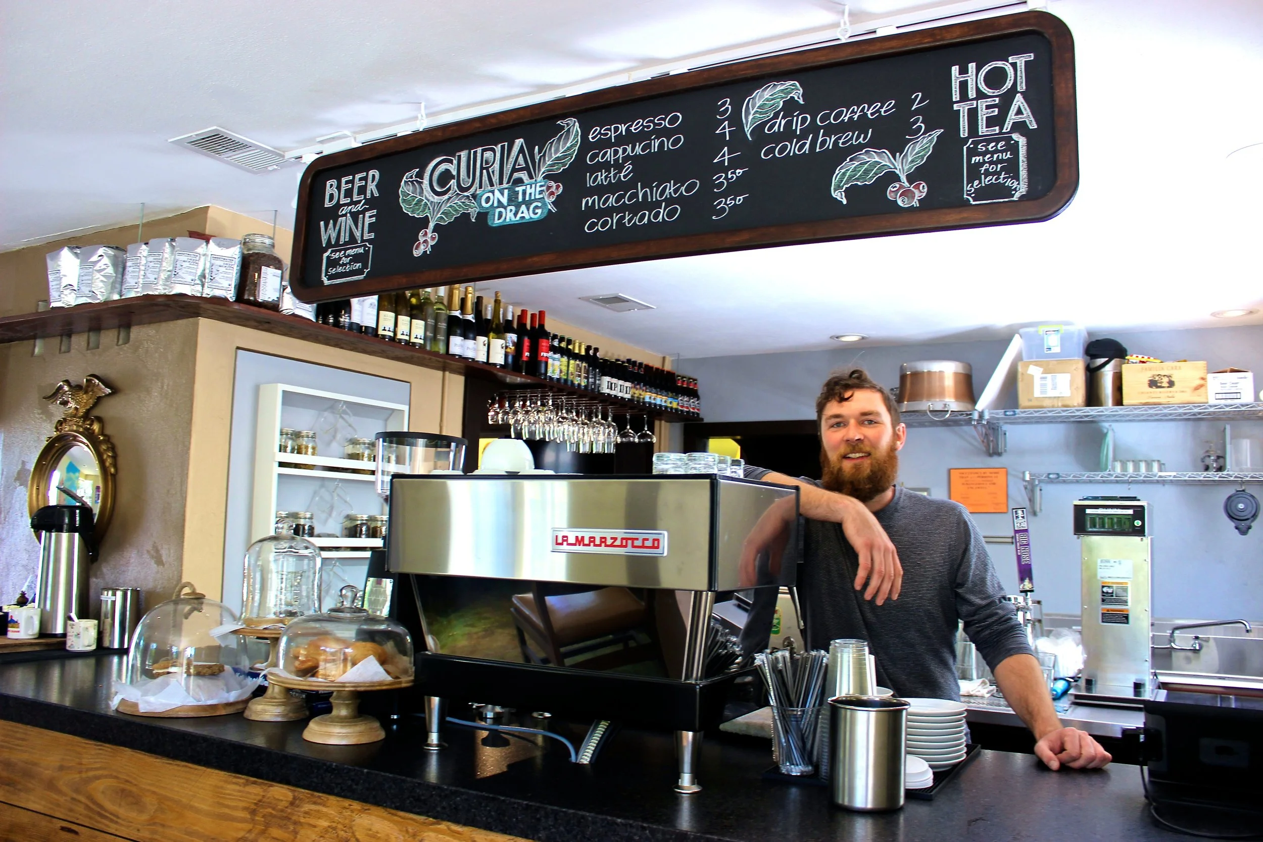 Owner of coffee shop in Gainesville, Fla. Taken for The Gainesville Sun
