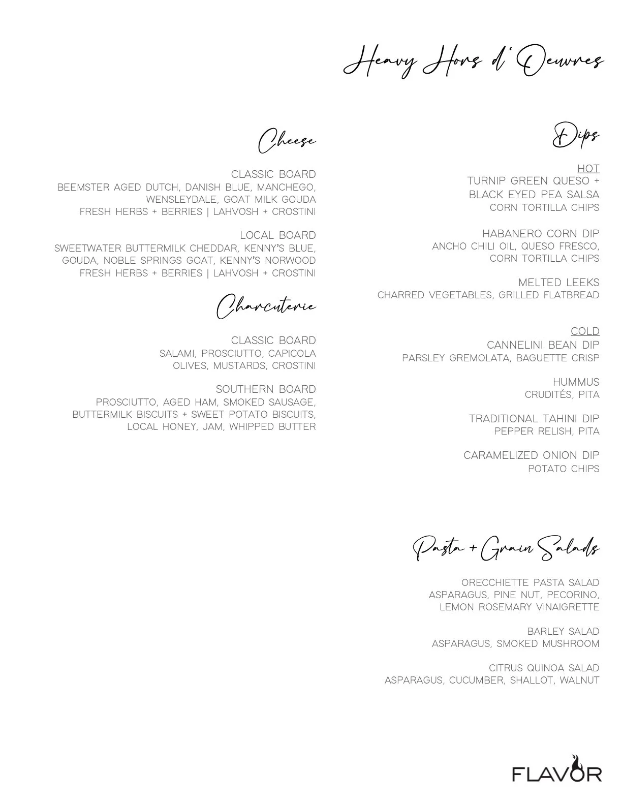 ‎2025 Flavor Reception Menu.‎3.png