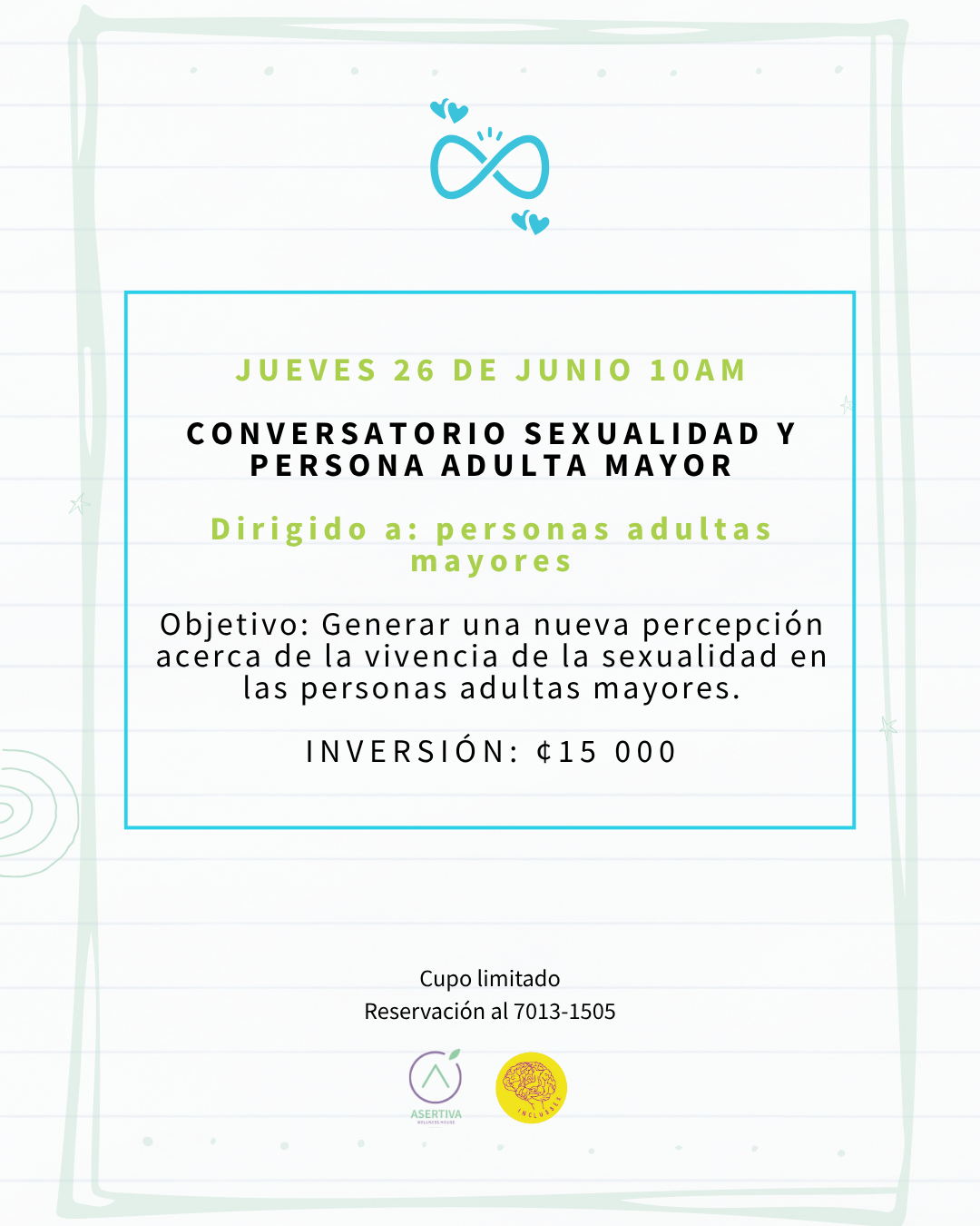 CHARLA EDUCACIÓN SEXUAL PARA PERSONAS ADULTOS MAYORES