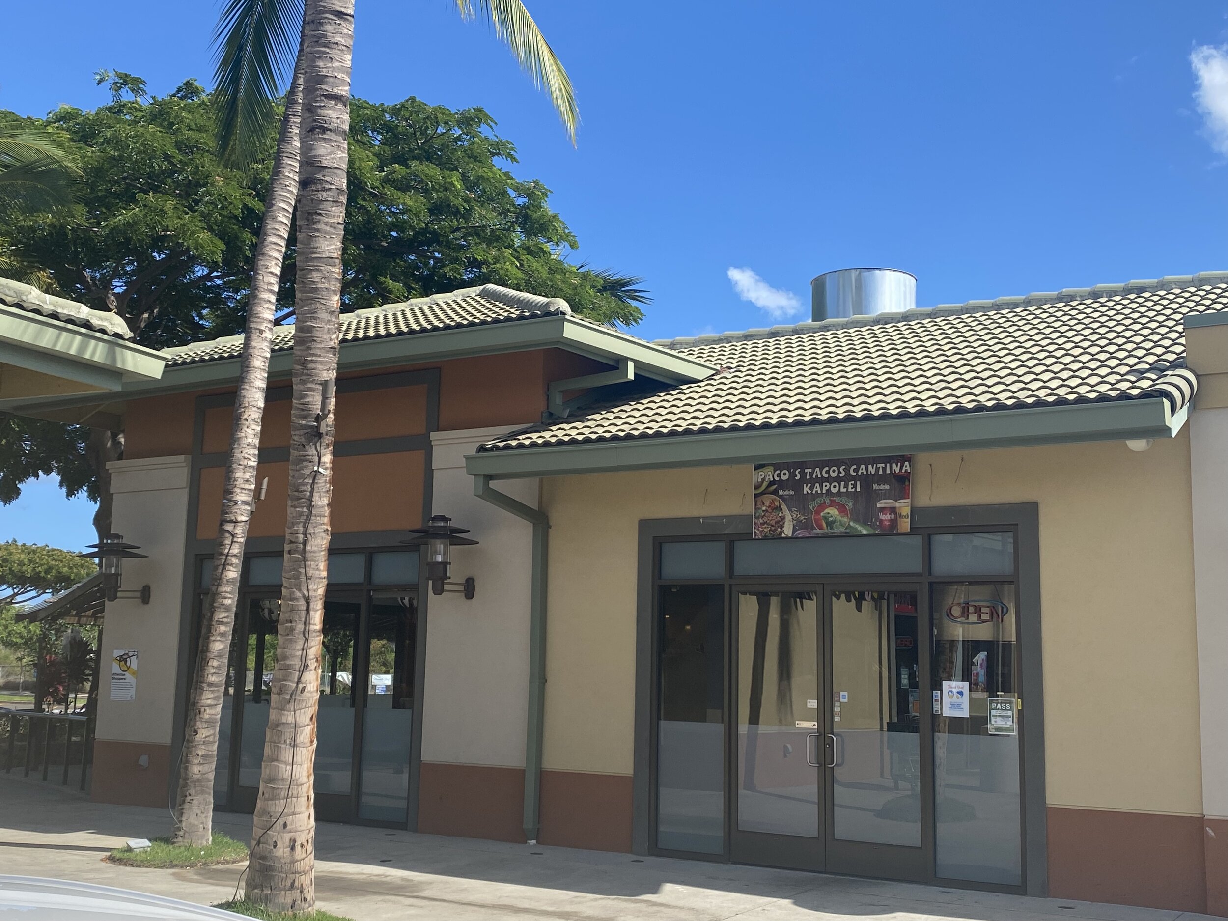 Cantina exterior during the day