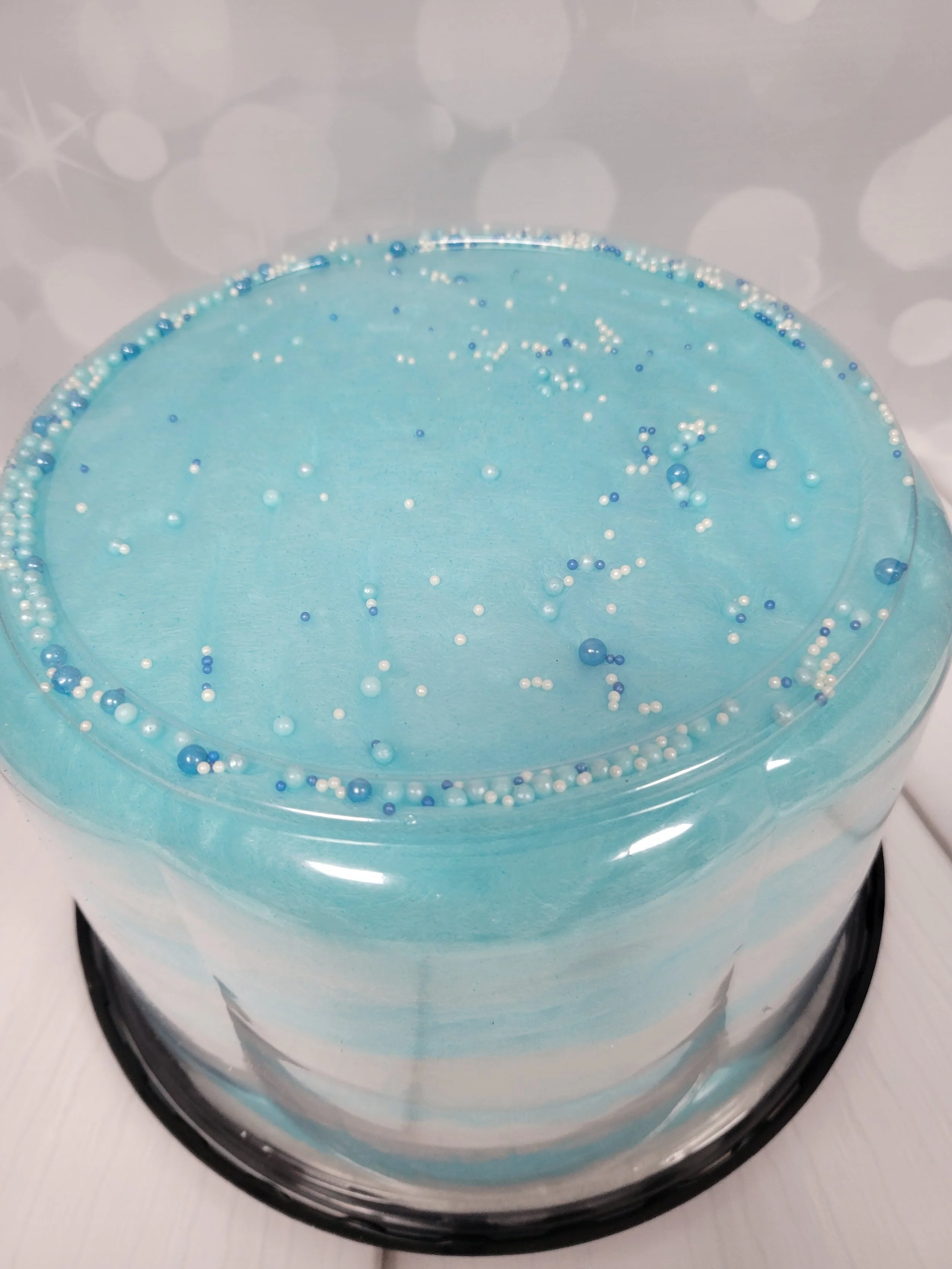 Cotton candy cake - Blue Raspberry & Chocolate