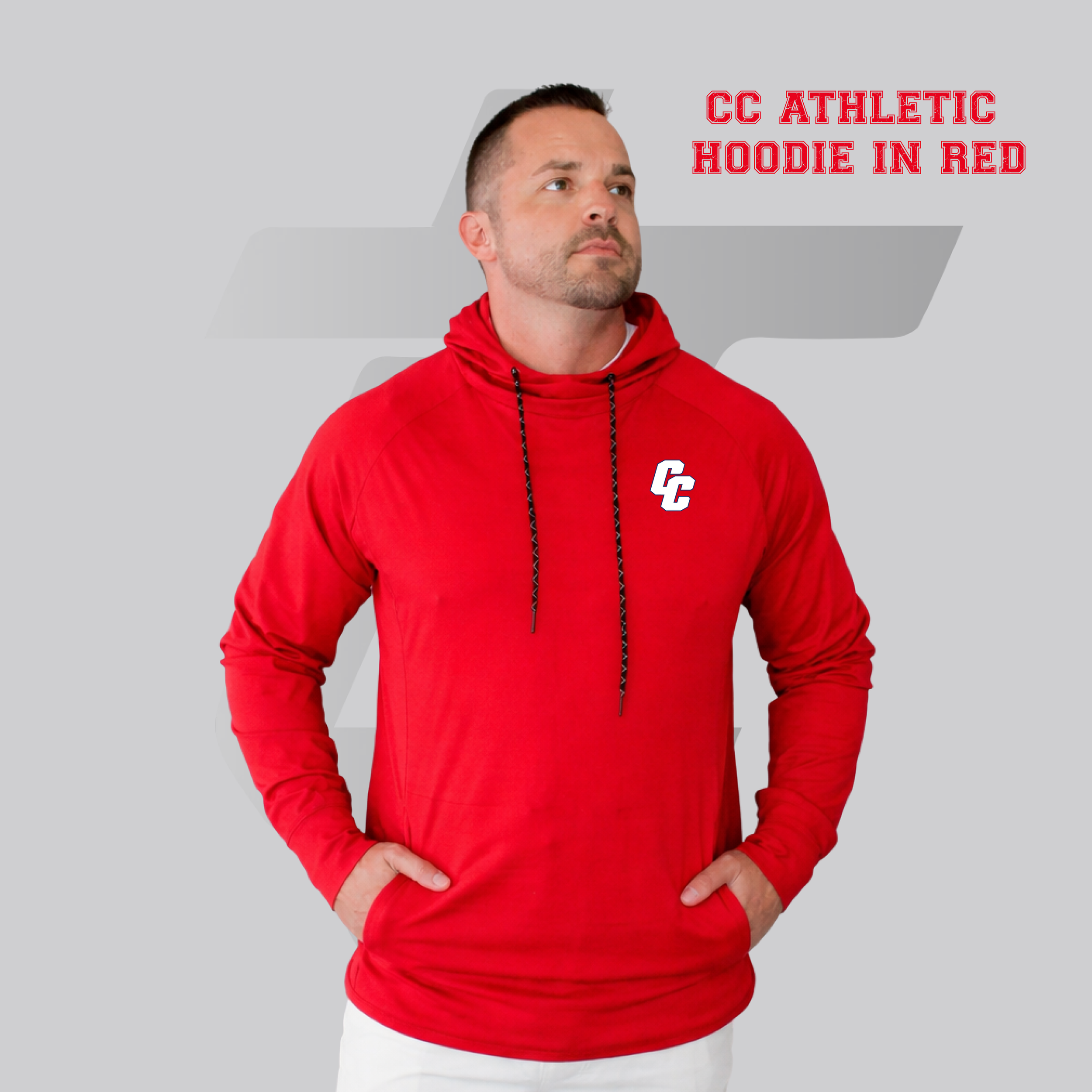 CC Athletic Hoodie in Red.png