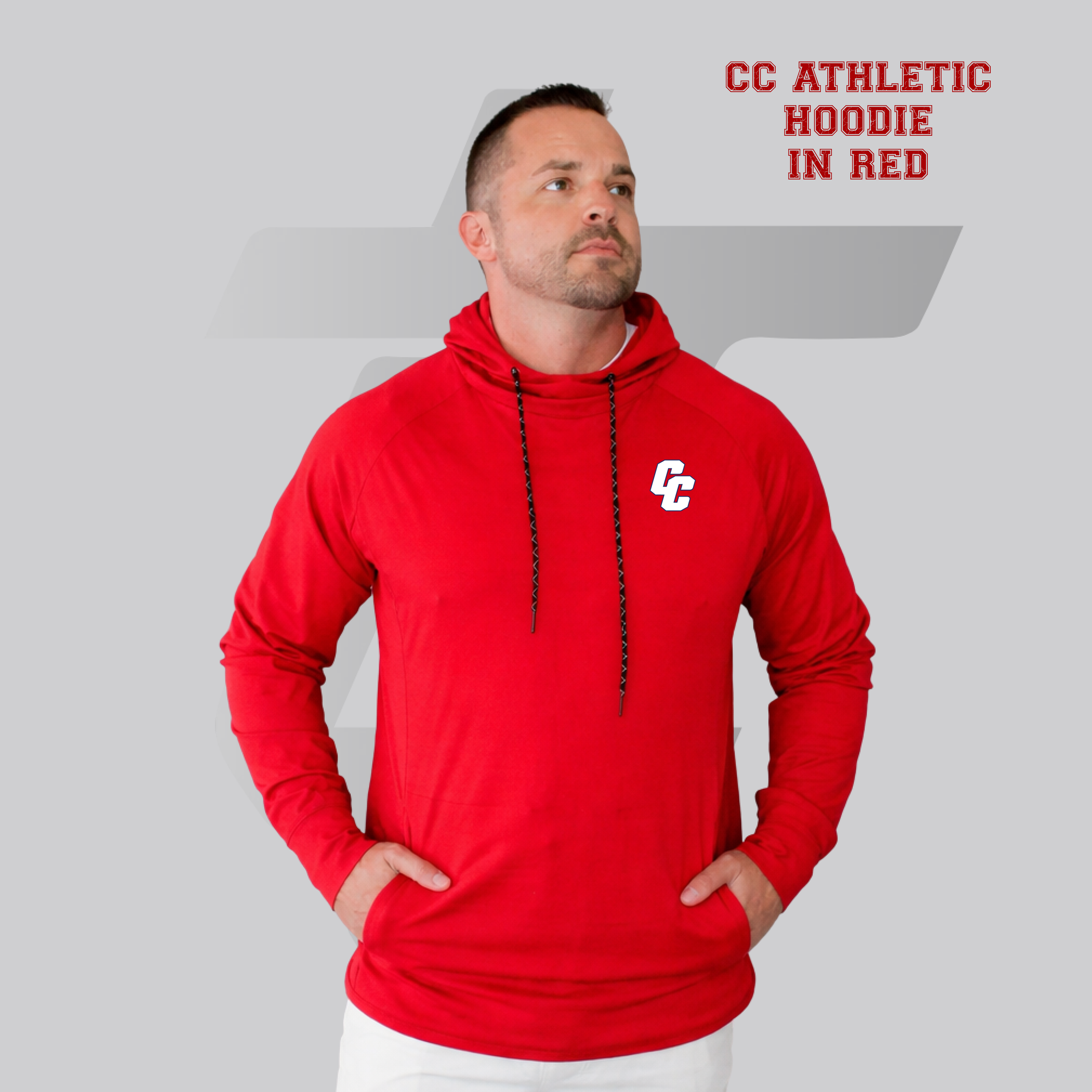 CC Athletic Hoodie in Red.png