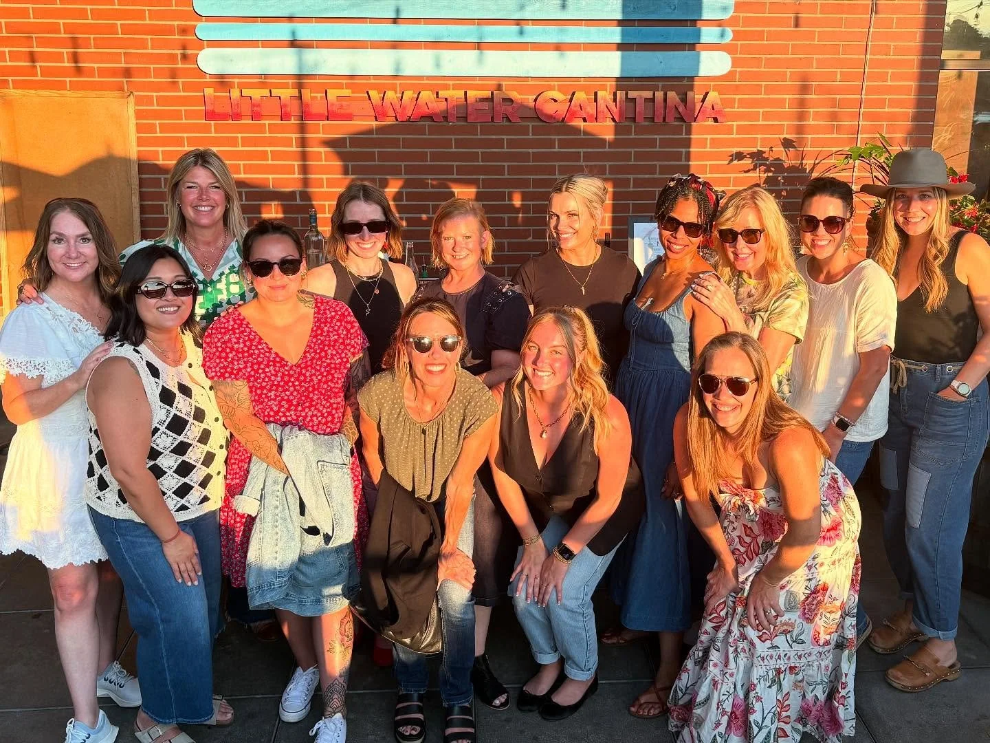 Love getting the gang together, especially on a beautiful Seattle night😍 We have the best reps and vendors, so special to get quality time together after a busy market day!