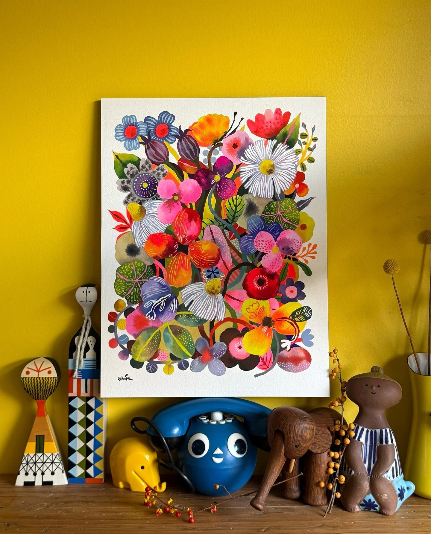 Toomuchery bloom&hellip;
12X16in watercolour and gouache on Arches old press. 
All finished and listed in my shop.

✨💛✨

#floral #flowerart. #magicflowers #magicofflowers #blooming #watercolour #aquarelle #newart