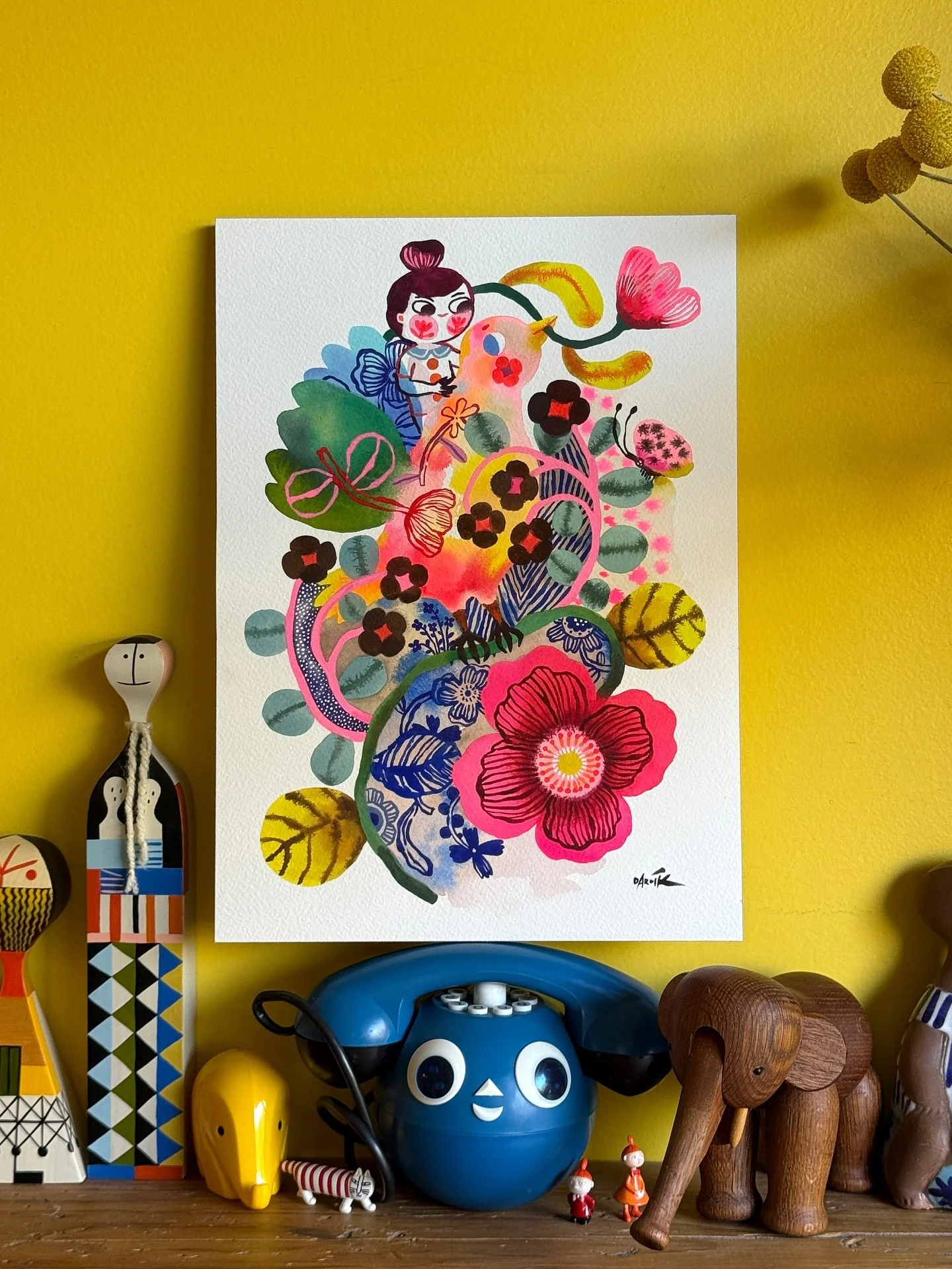 Avian Soul&hellip;
All finished and listed in my shop.

✨🐦✨

#archespaper #avian #birdlove #newart #sweetbird #whim