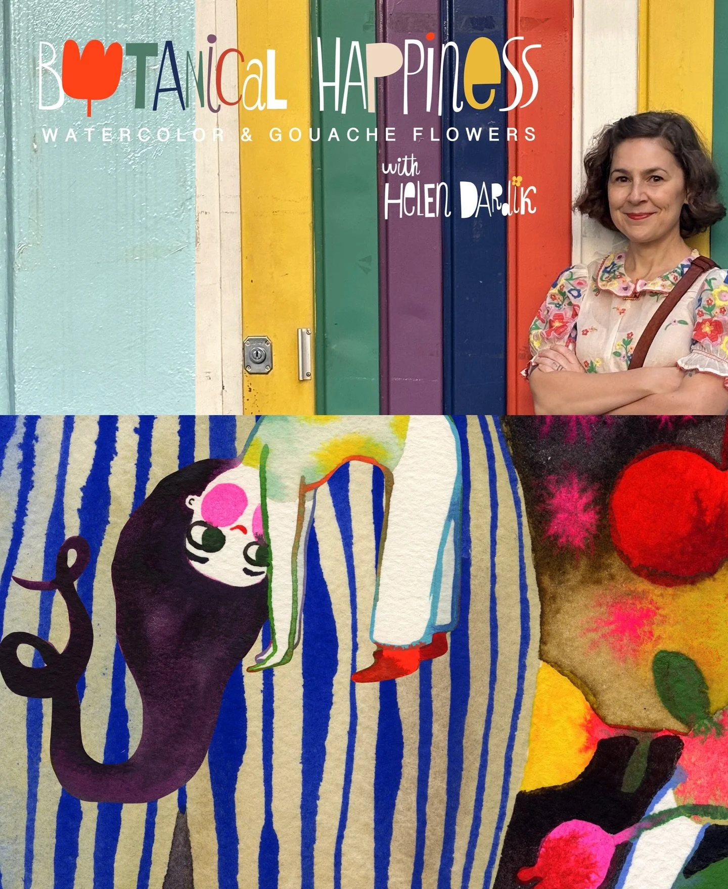 It&rsquo;s been pretty exciting to open the registration for my online course yesterday and I am happy to see that many of you have signed up! Thank you! 
I can&rsquo;t wait to see what you painted.
If you didn&rsquo;t have a chance to sign up, there