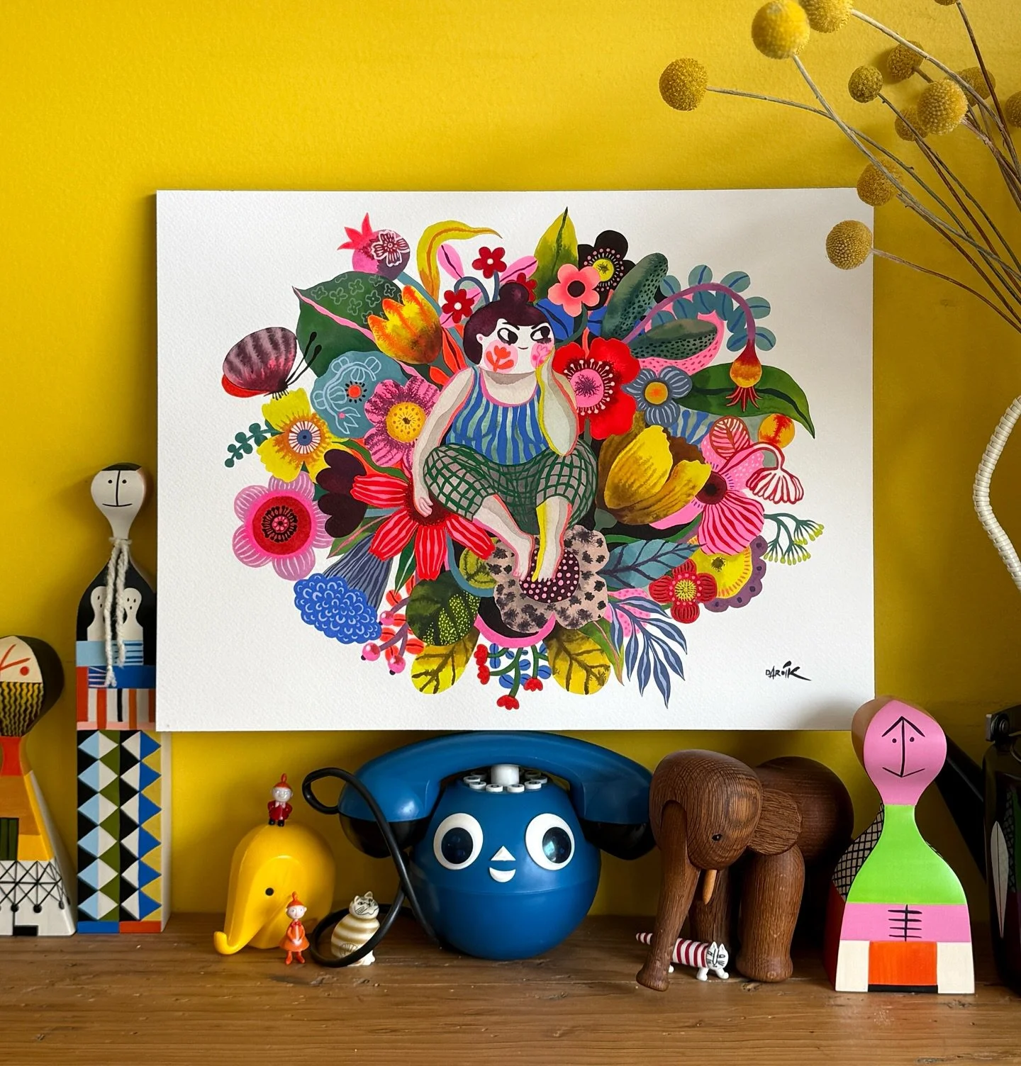 Garden goddess&hellip; 

Painting is how we stay sane in an insane world.

🥨💛🥨

#wellbloomagain #painting #goddess #feminine #garden