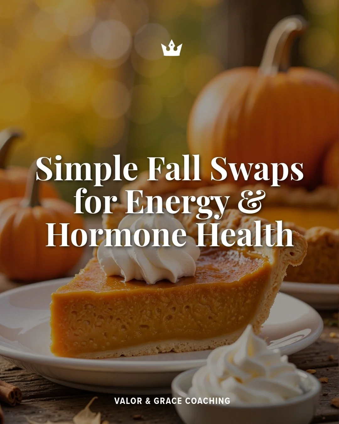🍁 Fall flavors can fuel your body and your hormones,  without restriction or guilt. 

It&rsquo;s not about cutting things out; it&rsquo;s about learning how to nourish your body with grace.

Which swap will you try first? Comment below! ⬇️