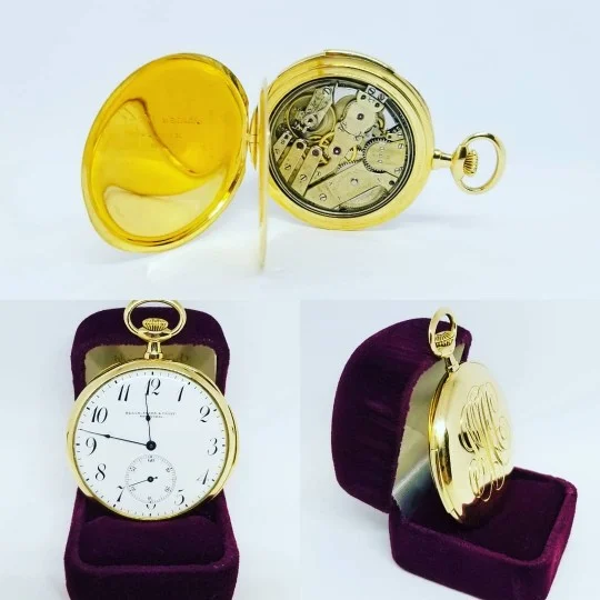 Black Starr & Frost Quarter Hour Repeater Cased In 18k Gold